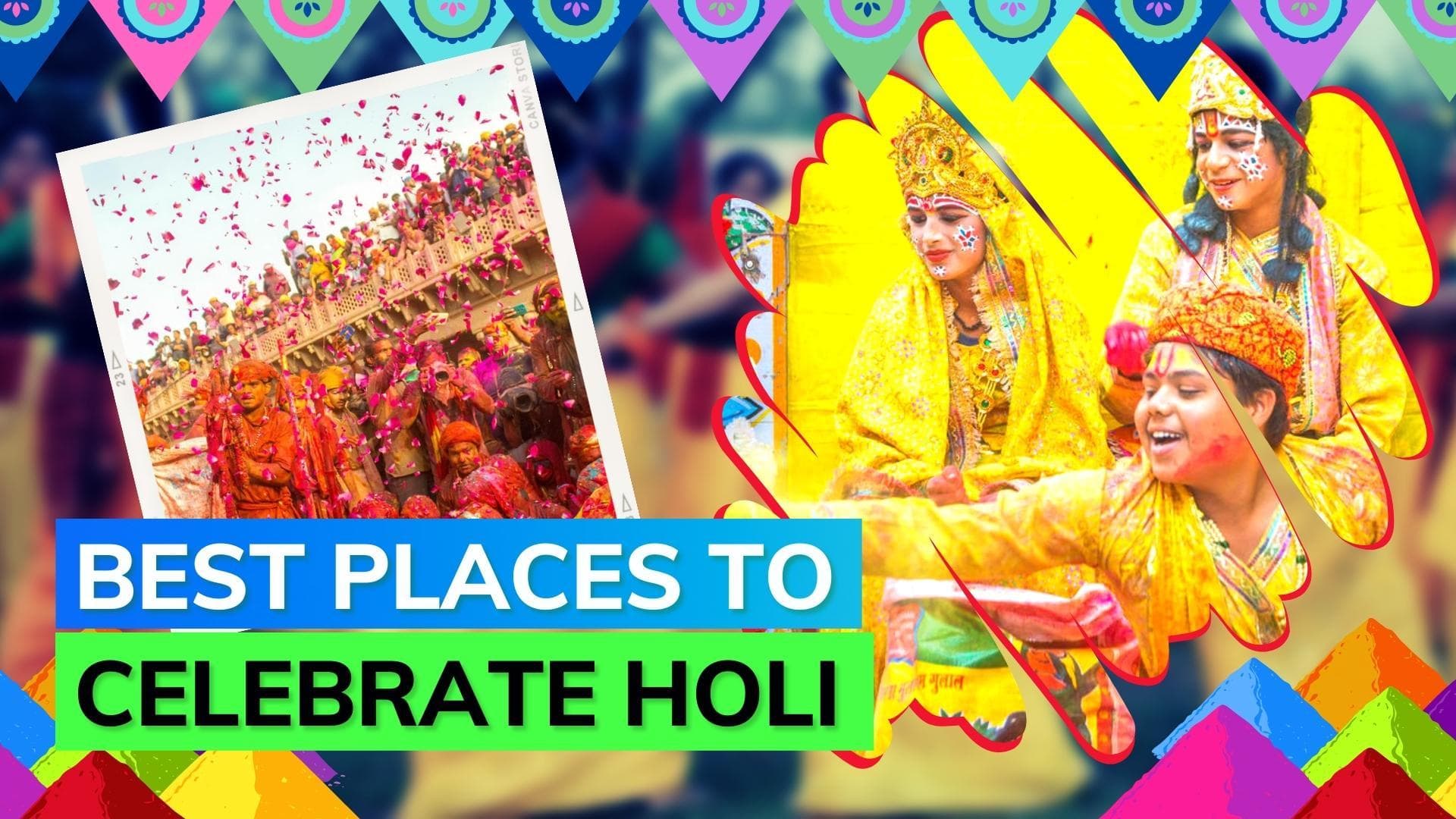 Holi 2023: Travel to these places and celebrate festival of colours in a unique way