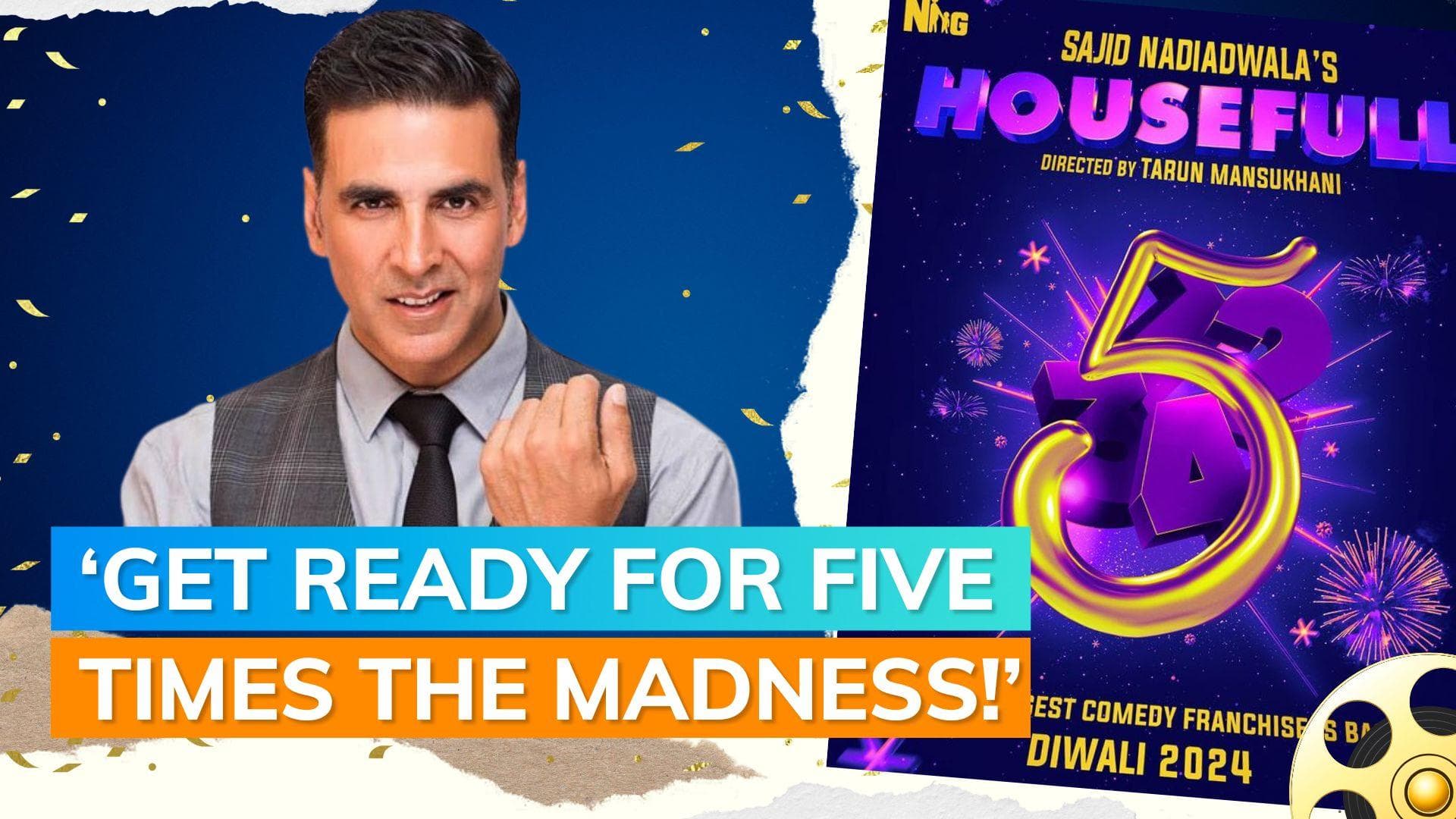 Akshay Kumar announces ‘Housefull 5’: Here’s when India’s biggest comedy franchise will return