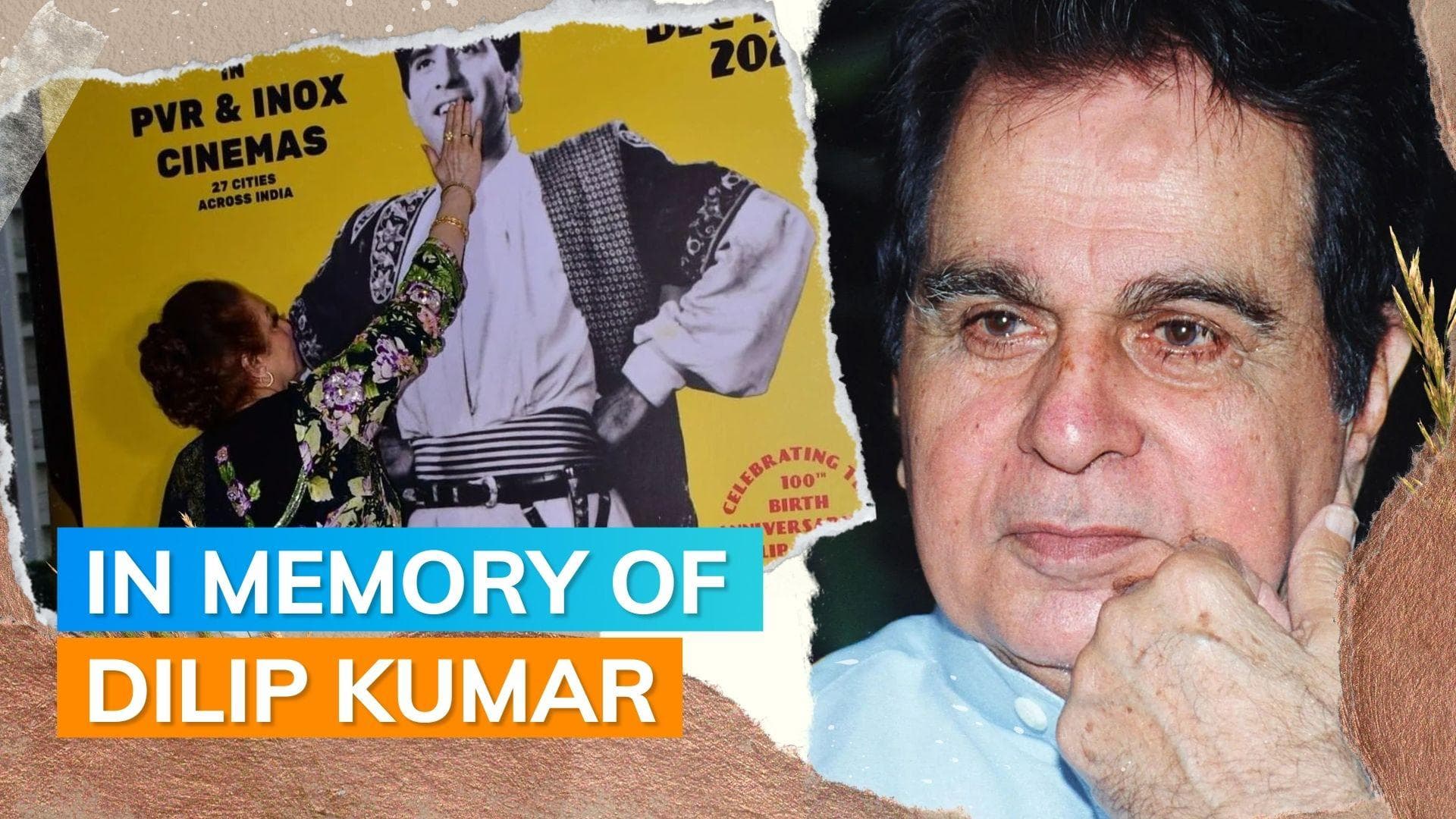 ‘Dilip Kumar Hero of Heroes’ Film Festival: Saira Banu gets emotional after seeing Dilip Kumar’s poster