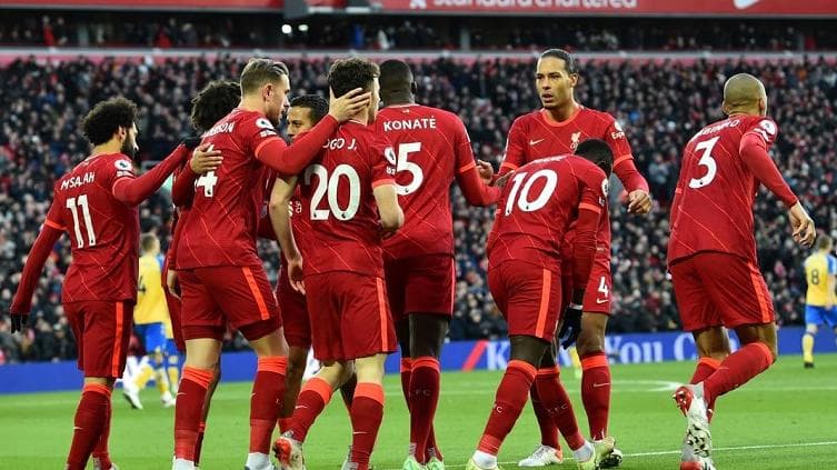 Rampant Liverpool thrash Southampton 4-0 with a brace from Jota