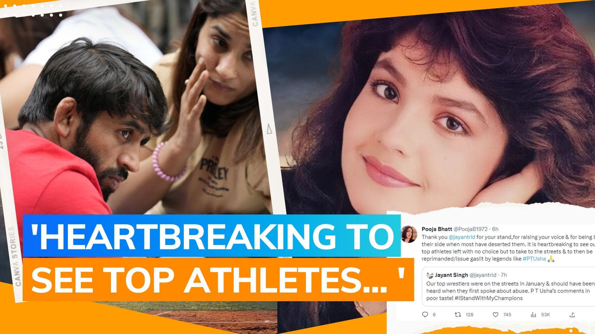 Pooja Bhatt condemns IOA chief PT Usha for gaslighting wrestlers’ protest: ‘Heartbreaking’