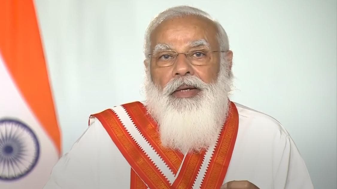 At core of 'Atmanirbhar Bharat' is value for humanity: PM Modi