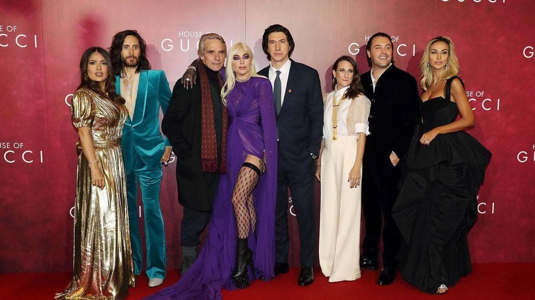 'House of Gucci' premiere: Lady Gaga, Adam Driver, & Salma Hayek sizzle on the red carpet