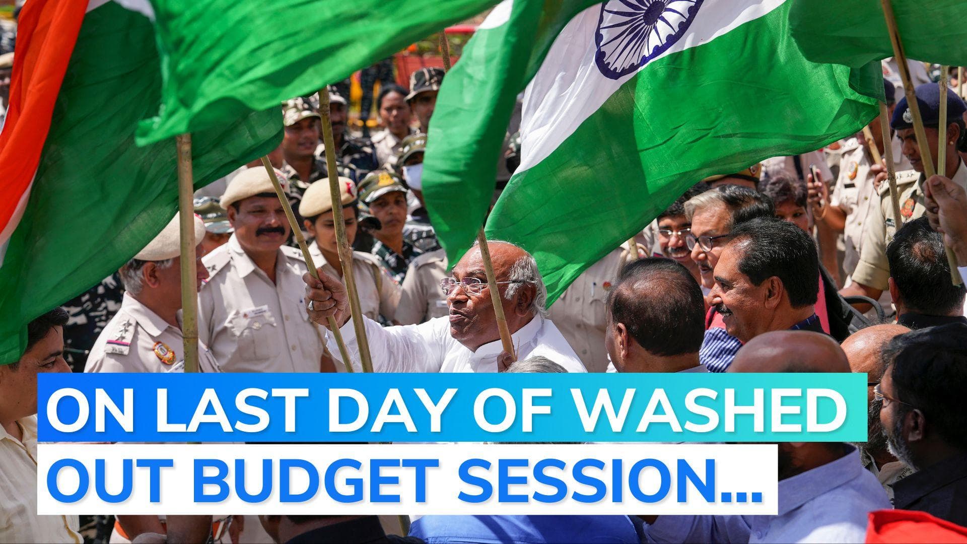 'Tiranga march' in Delhi by Opposition MPs from Parliament to...