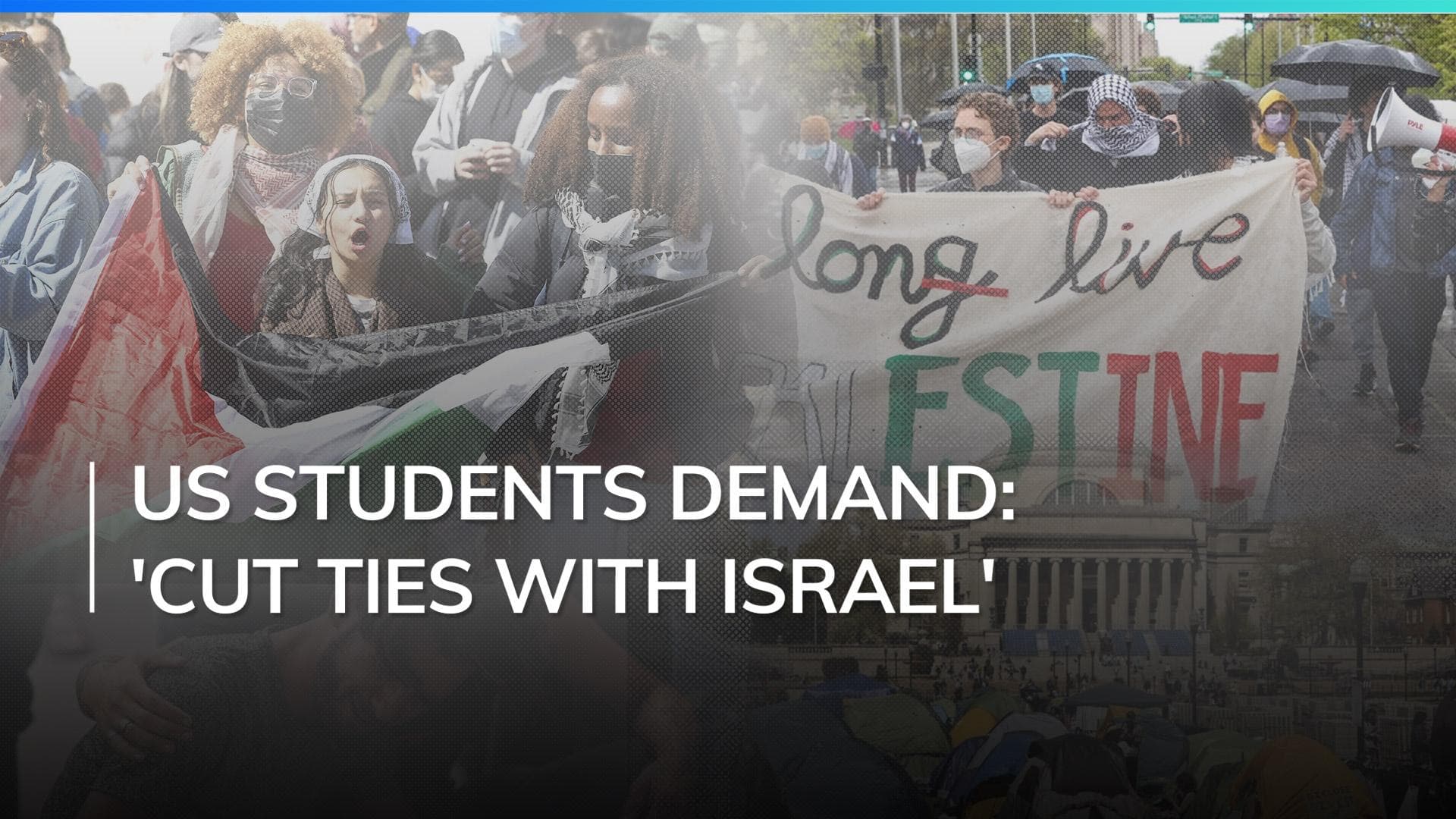 Pro-Palestine protests 'to end genocide in Gaza' engulf colleges across US