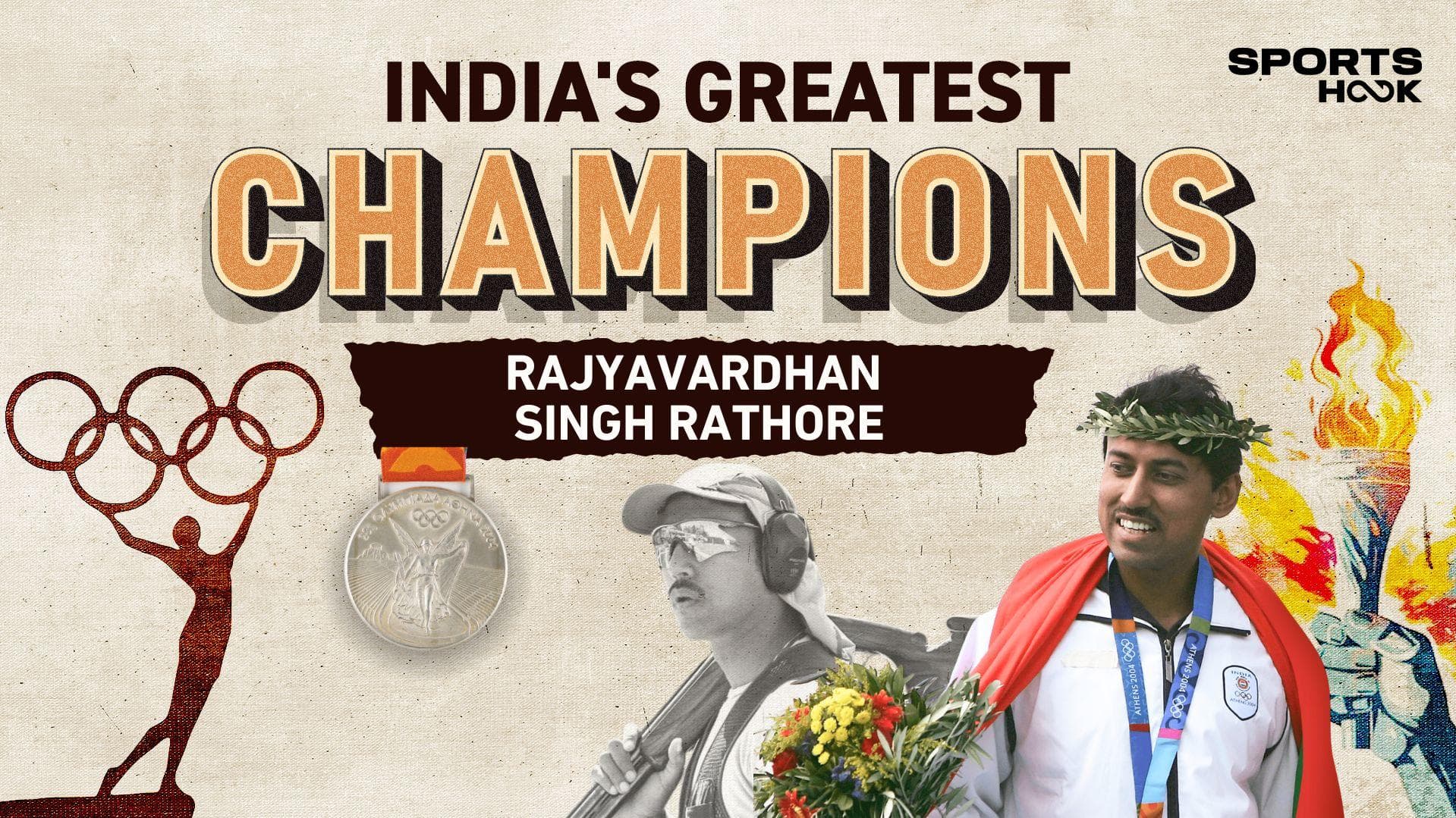 India's Greatest Champions: Major Rajyavardhan Singh Rathore - First shooter to win Olympic medal