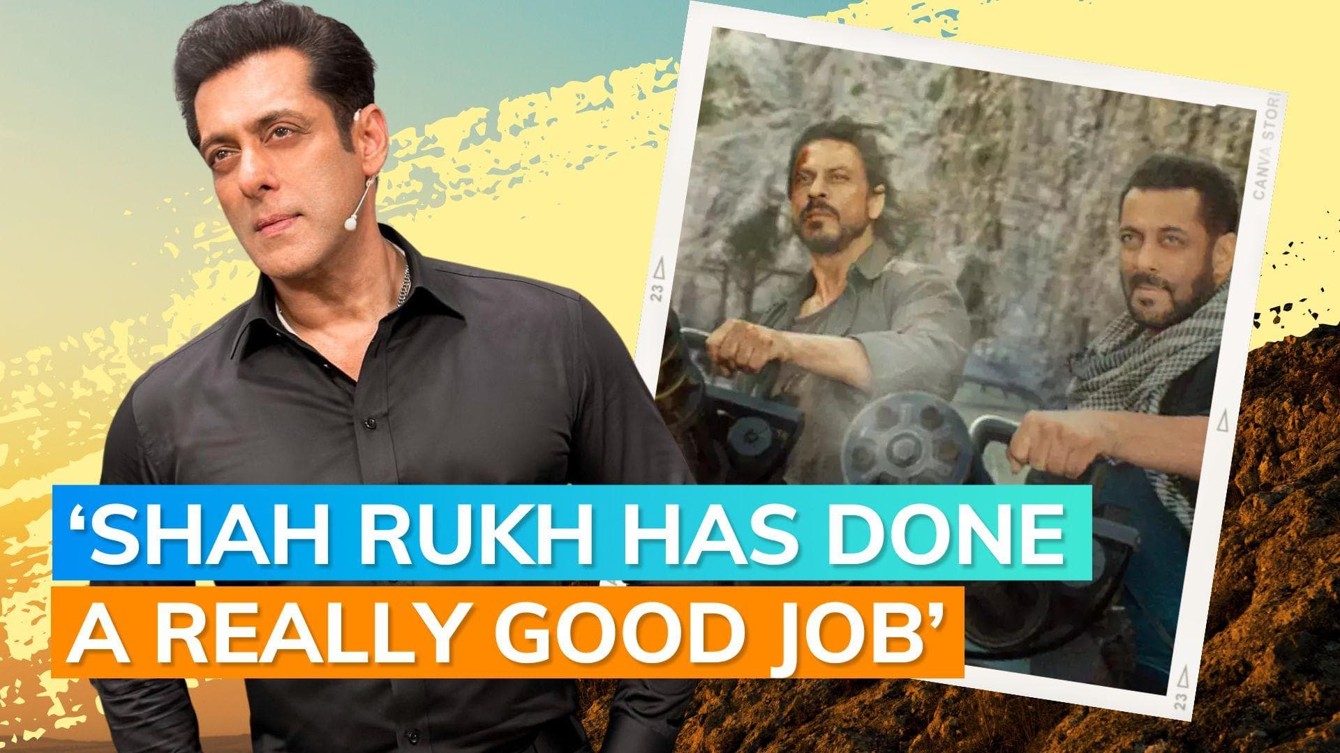 Salman Khan refuses to take credit for 'Pathaan's success; says only Shah Rukh deserves it