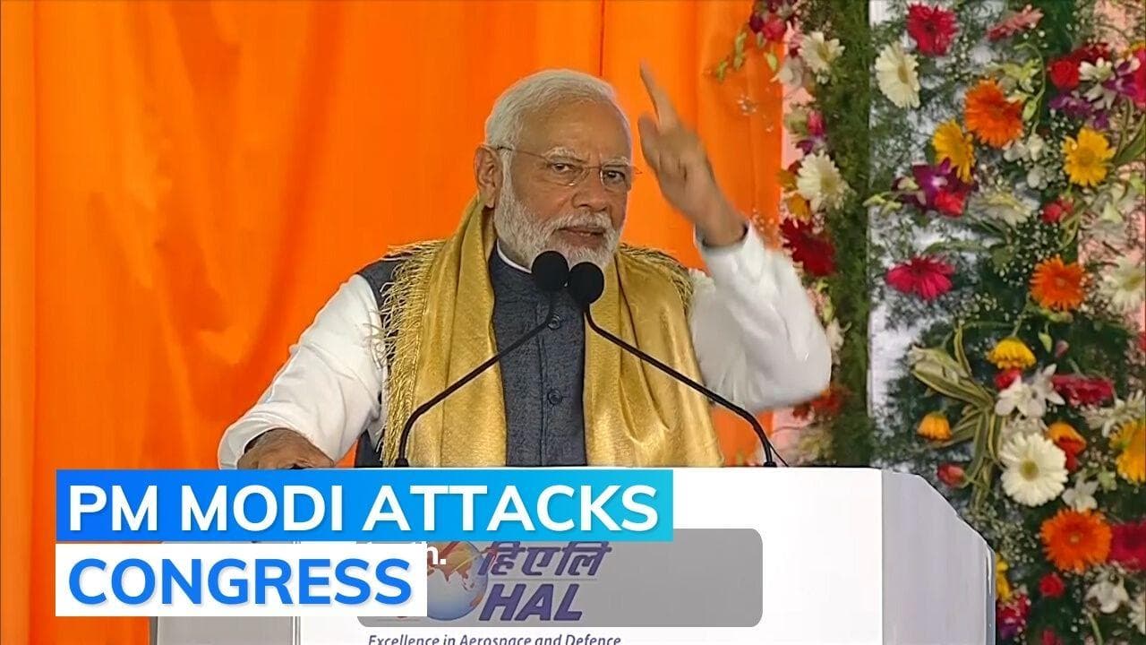 Congress used HAL to target our govt and instigate people: PM Modi