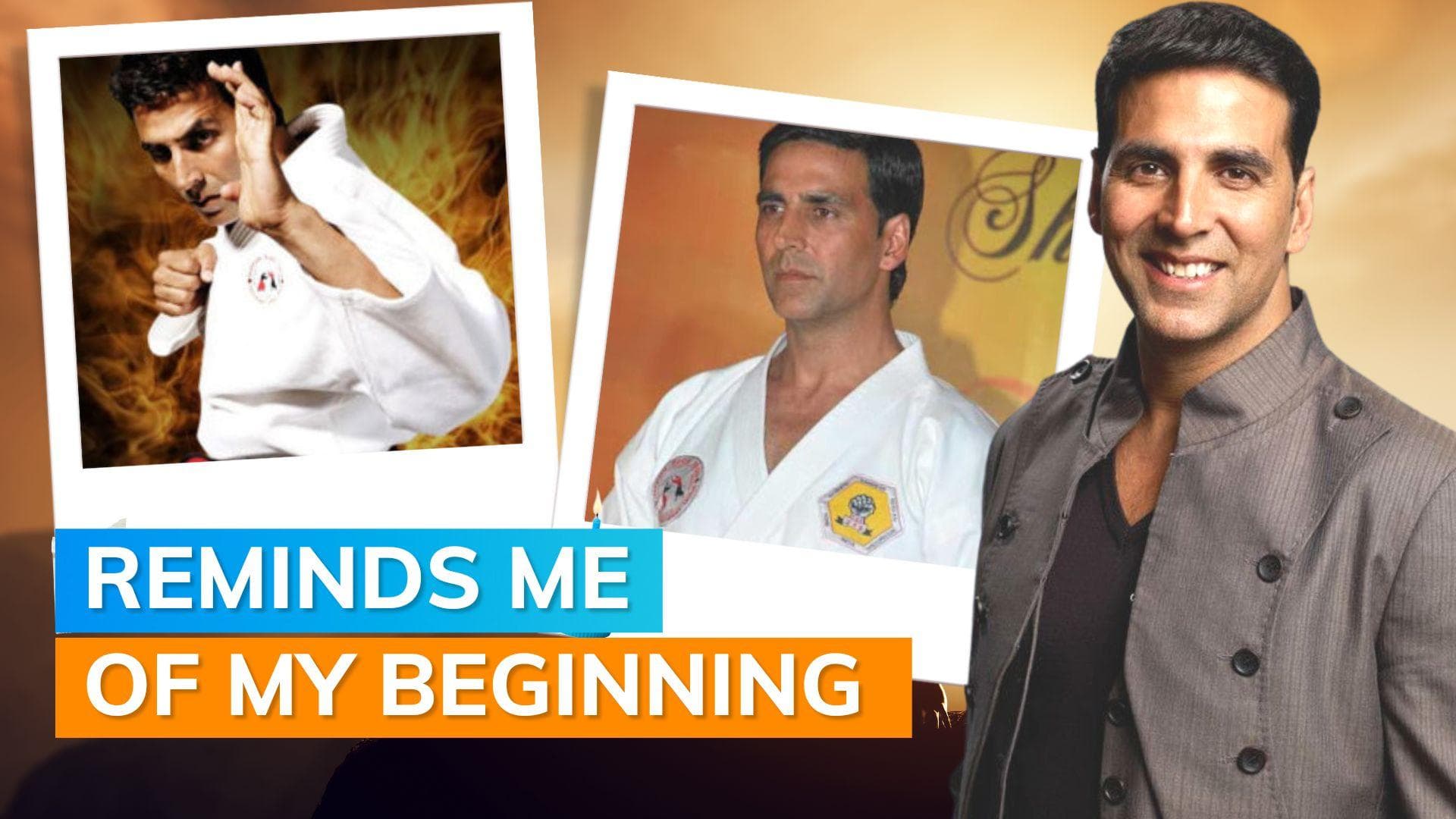 Akshay Kumar attends martial arts championship, breaks bricks with hammer