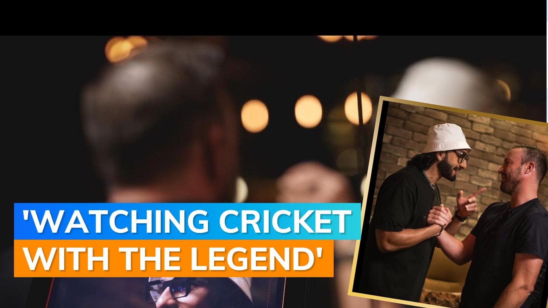 Ranveer Singh meets cricketer AB de Villiers, calls him 'The legend-Mr. 360'