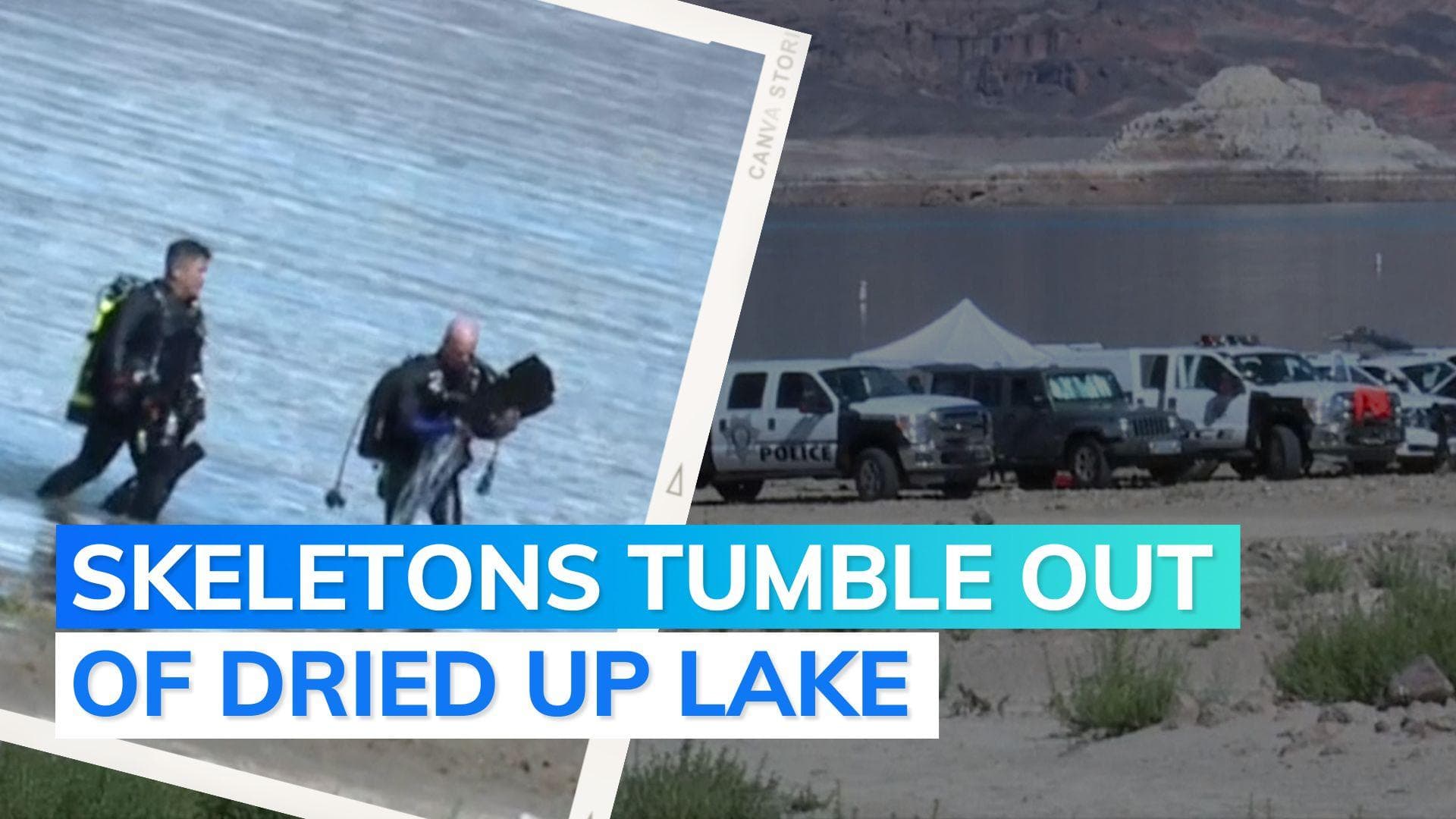US lake hit by drought, authorities find remans of 5 humans 