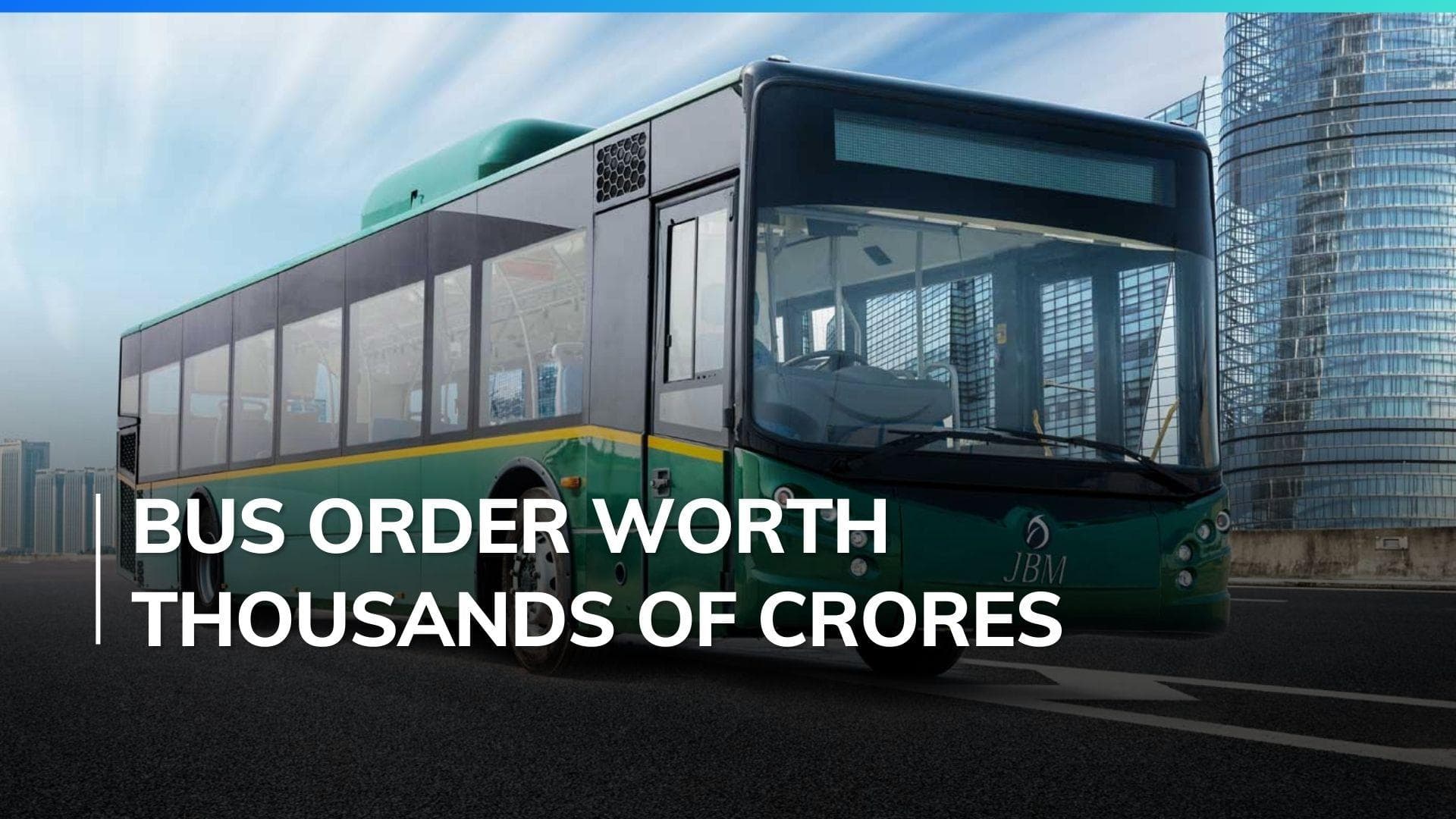 JBM Auto hits an intraday high gaining 10% after order for 1,390 electric buses