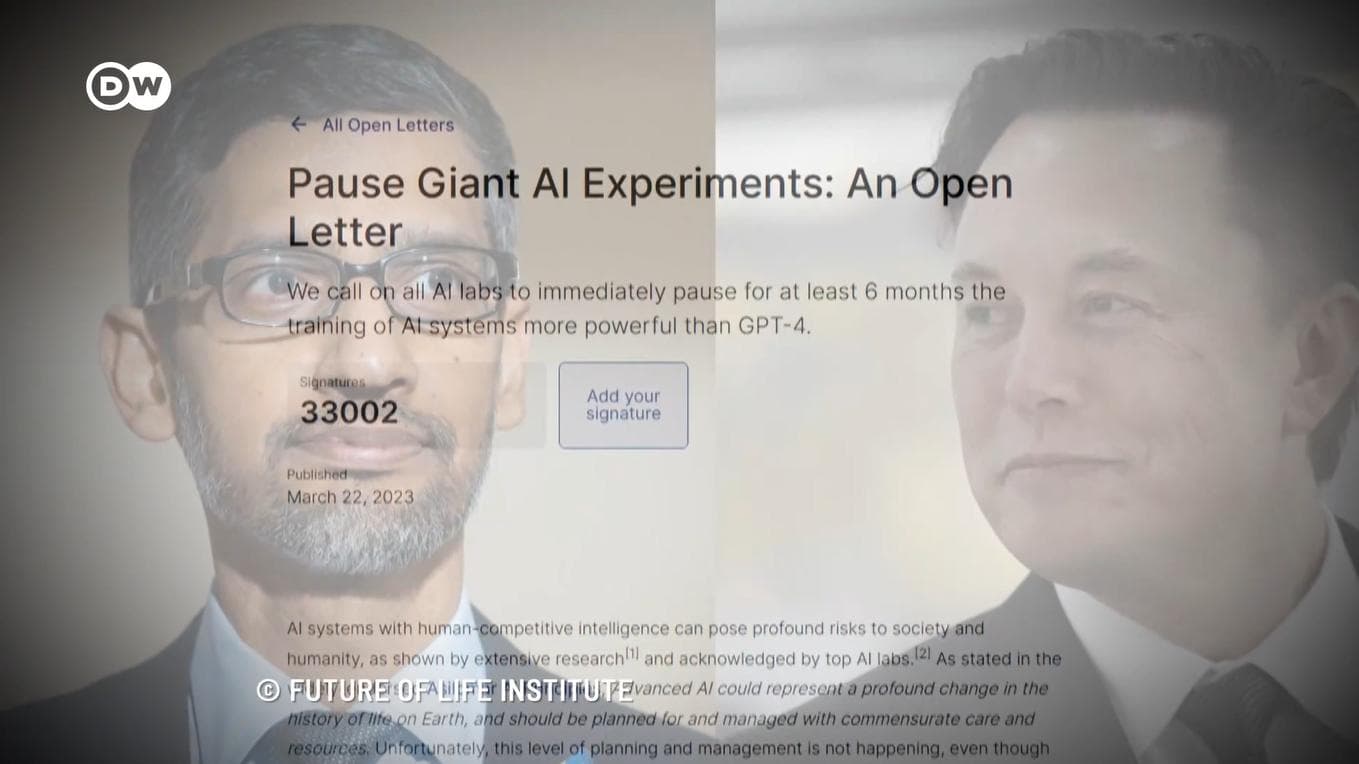 Pichai and Musk call for a moratorium on AI