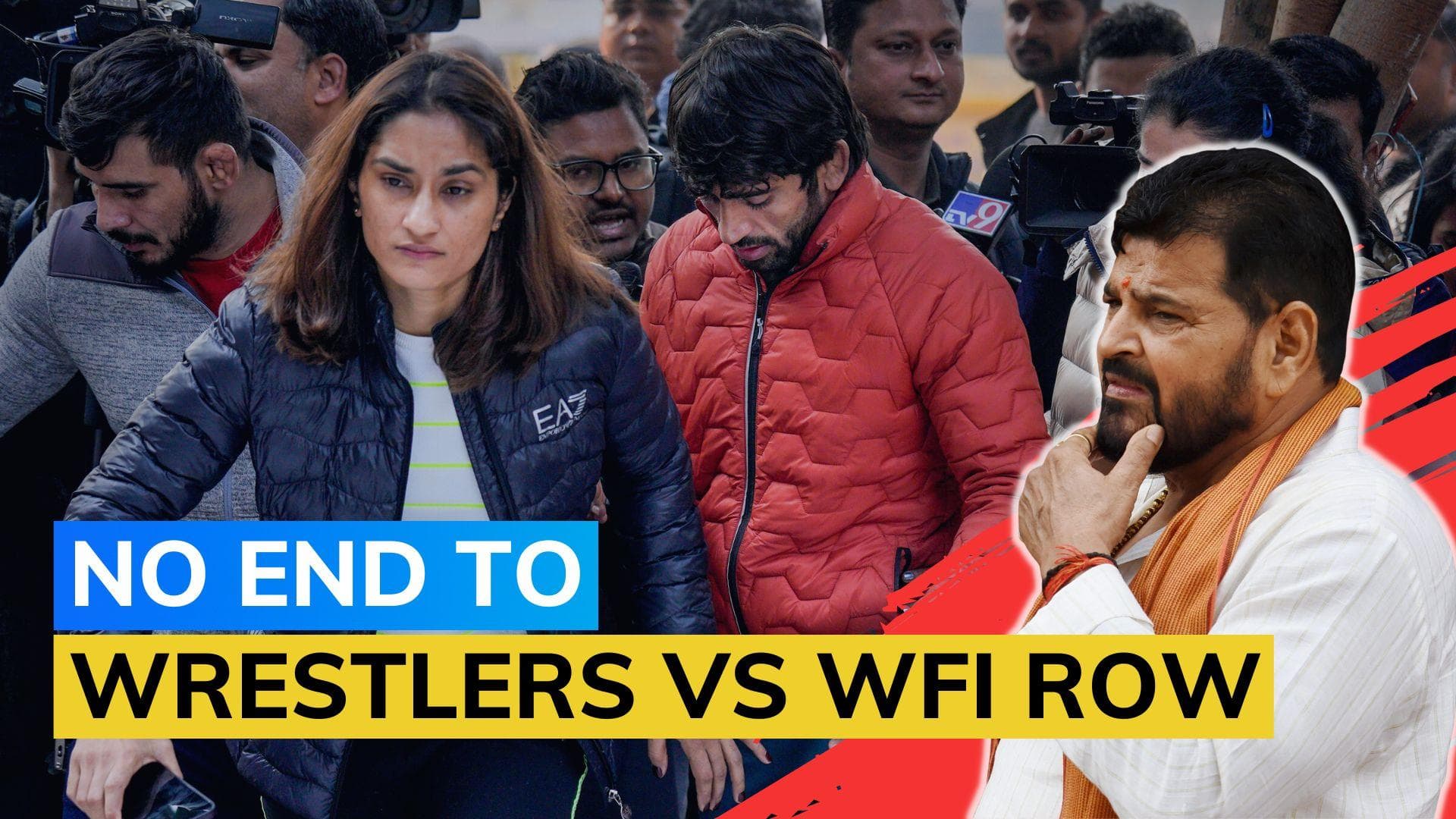 'Stepping back not an option': Wrestlers to approach court in fight against WFI president Brij Bhushan