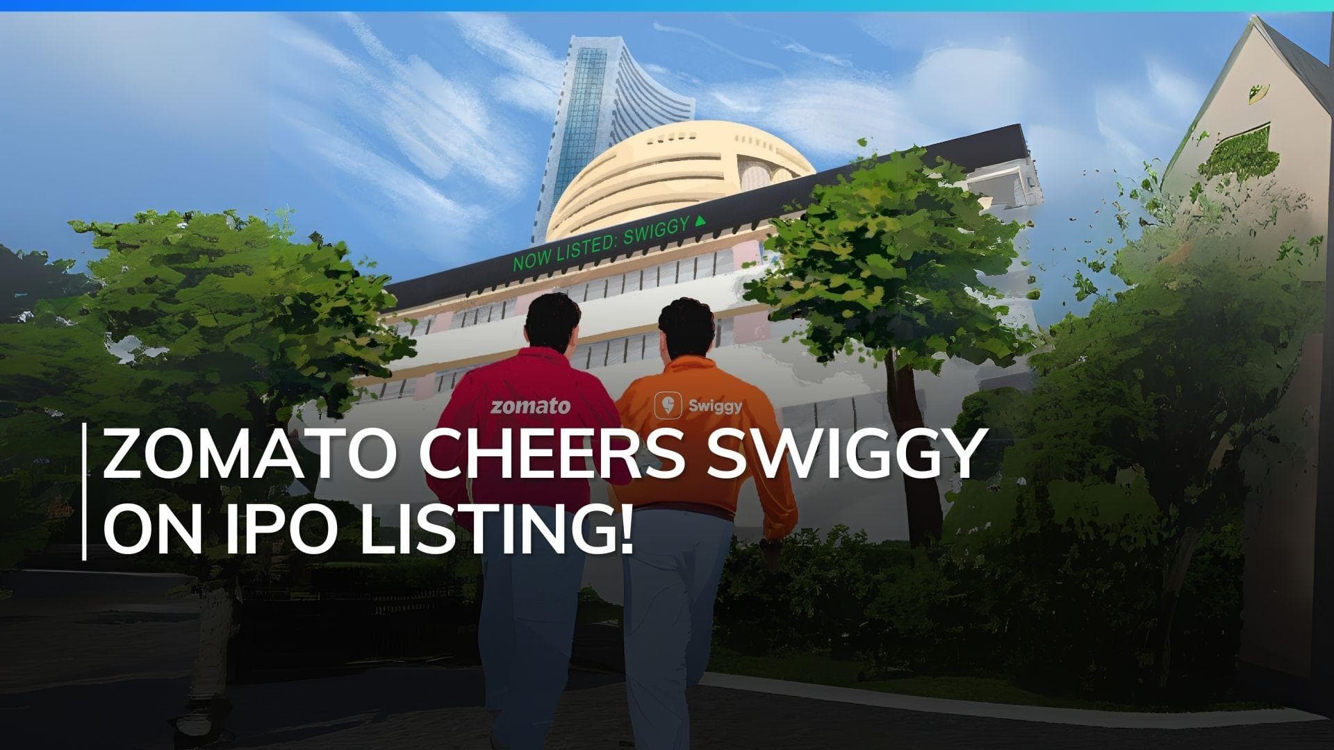 From Rivals to Well-Wishers: Zomato Celebrates Swiggy’s IPO Success
