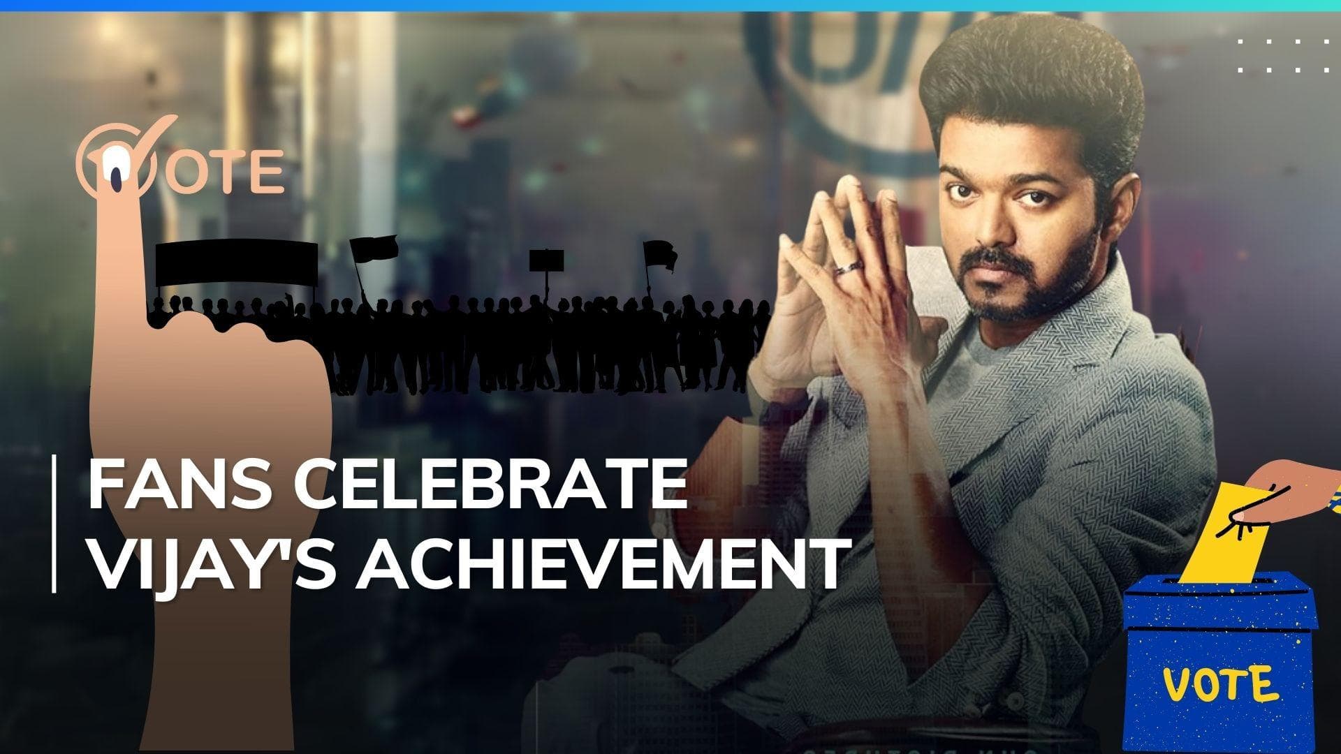 Thalapathy Vijay announces political party: Fans flood social media with praises for actor