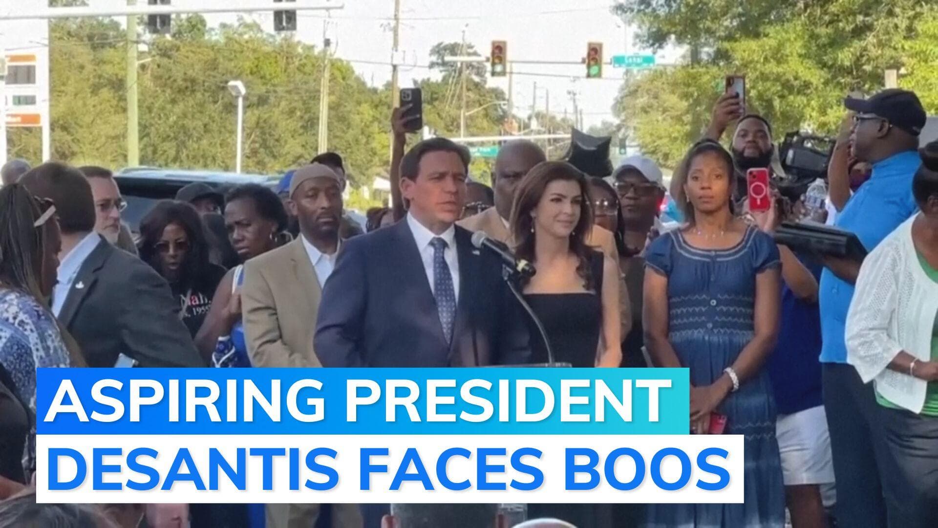 USA shooting: Florida governor booed while addressing vigil for Jacksonville victims