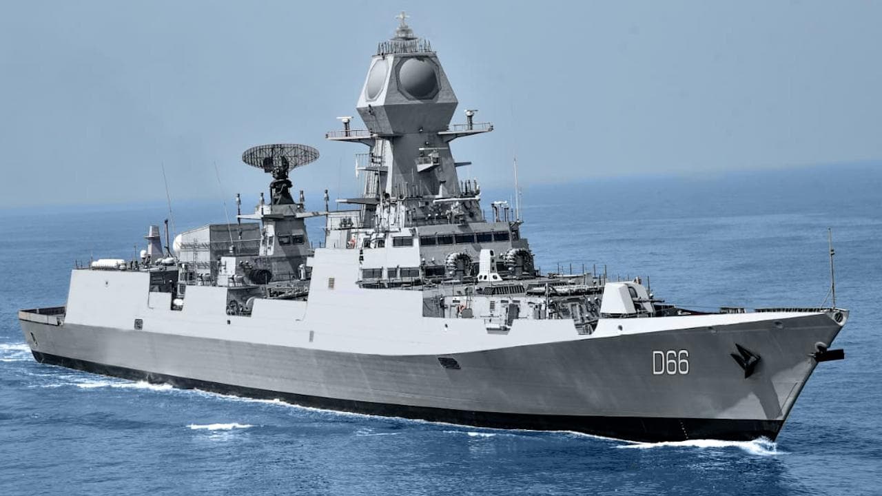 Indian Navy gets largest indigenous guided-missile destroyer ‘Visakhapatnam’