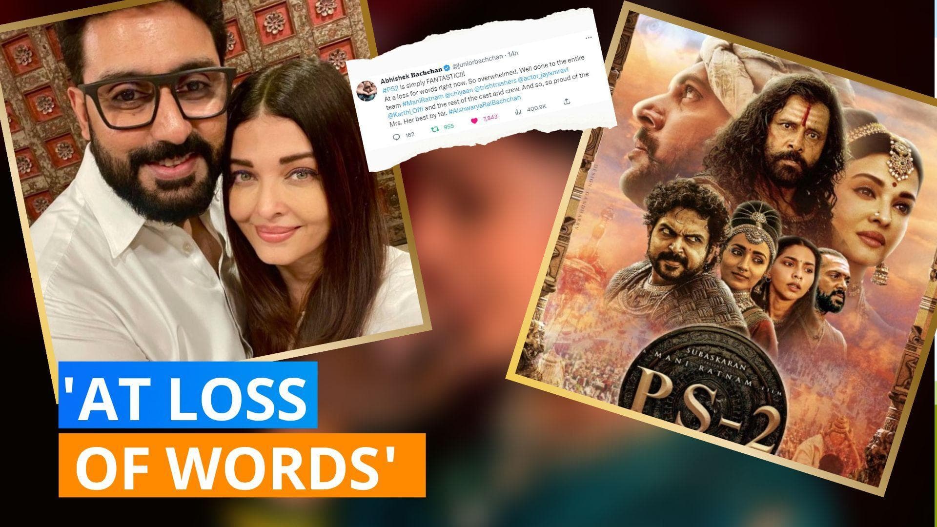 Abhishek Bachchan reviews wife Aishwarya's performance in ‘PS 2’: ‘Her best by far’