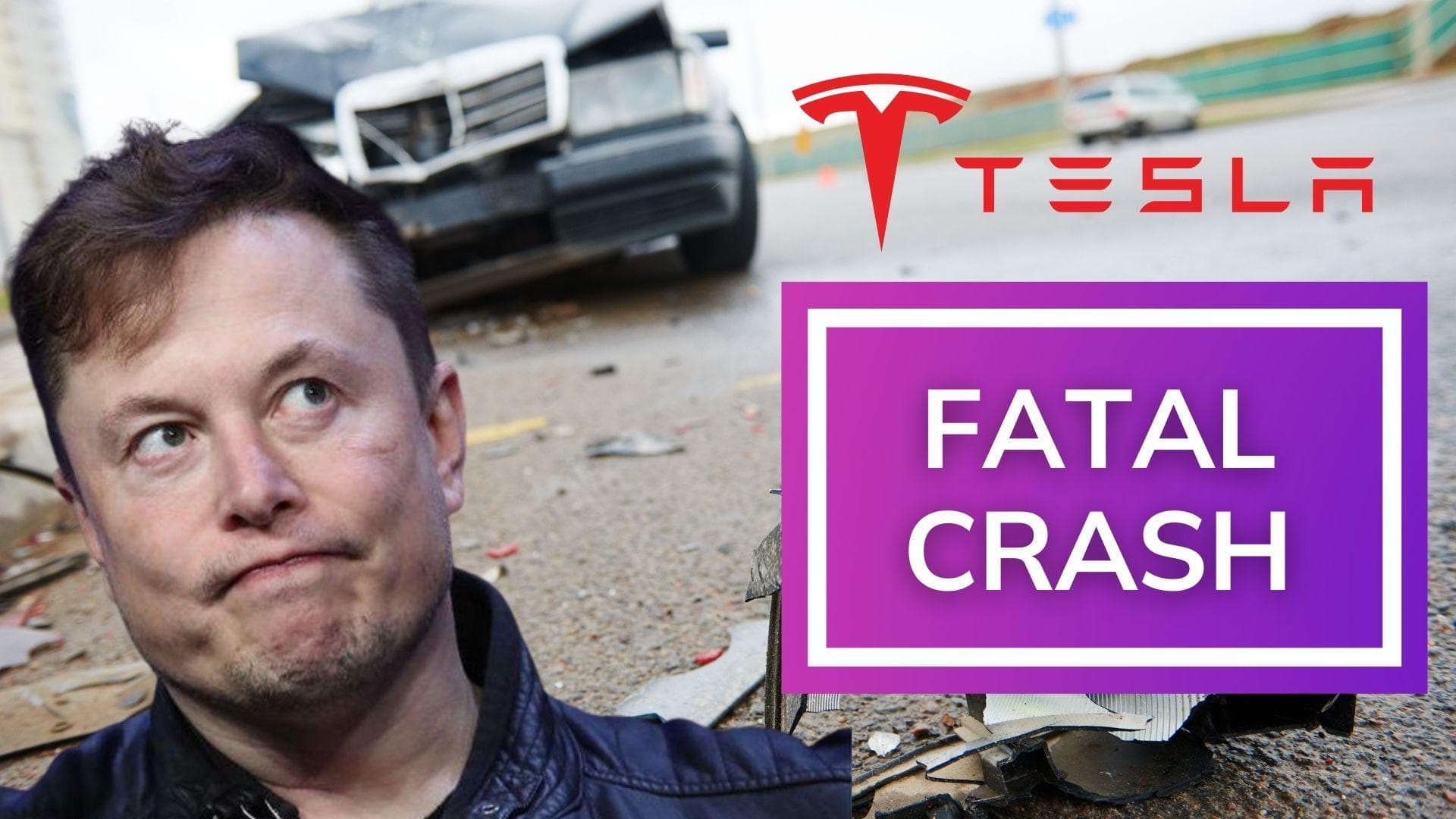 WATCH: A Tesla crashes into a convention centre 