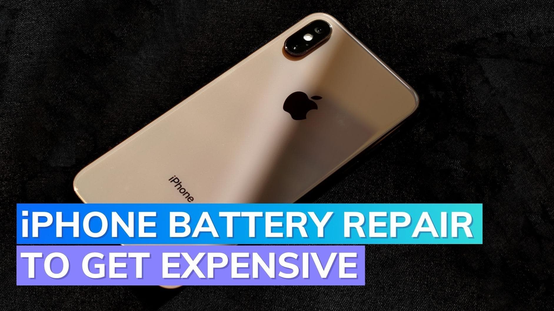 US: Battery replacement on iPhones to get expensive