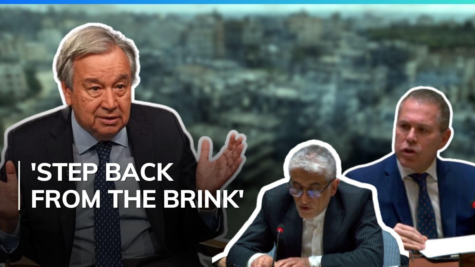 UN calls for de-escalation, as Israel and Iran trade barbs at Security Council meet