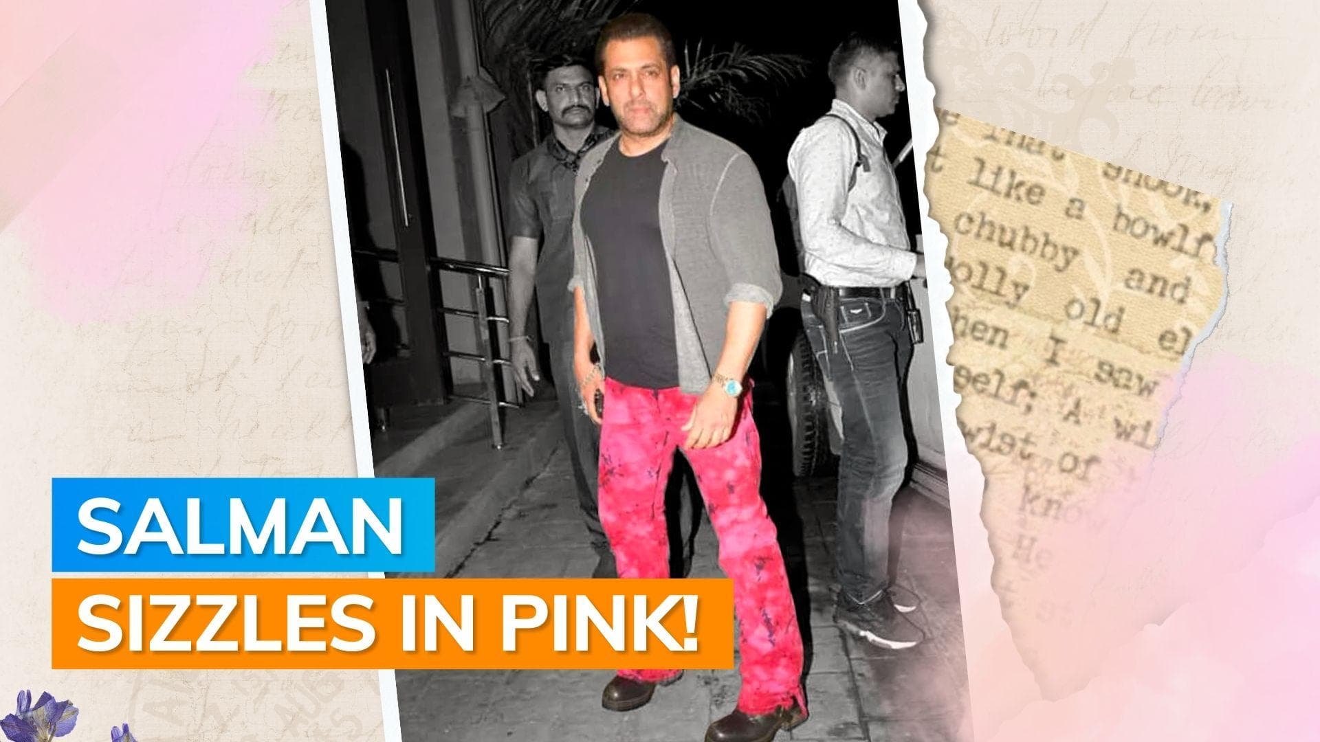 Never-seen-before: Salman Khan in pink!