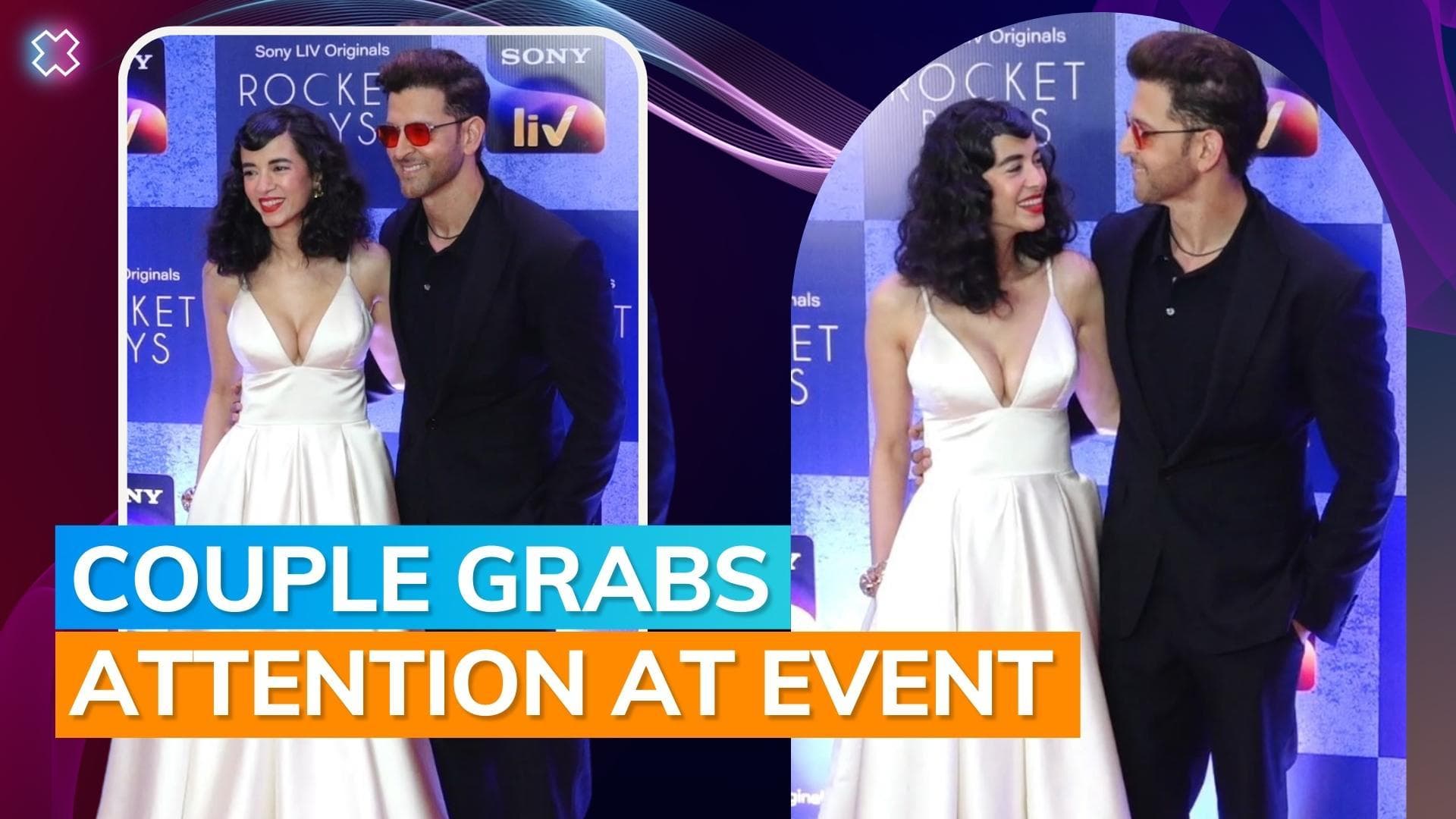 Hrithik Roshan joins his girlfriend Saba Azad and the team for the screening of ‘Rocket Boys 2’ 