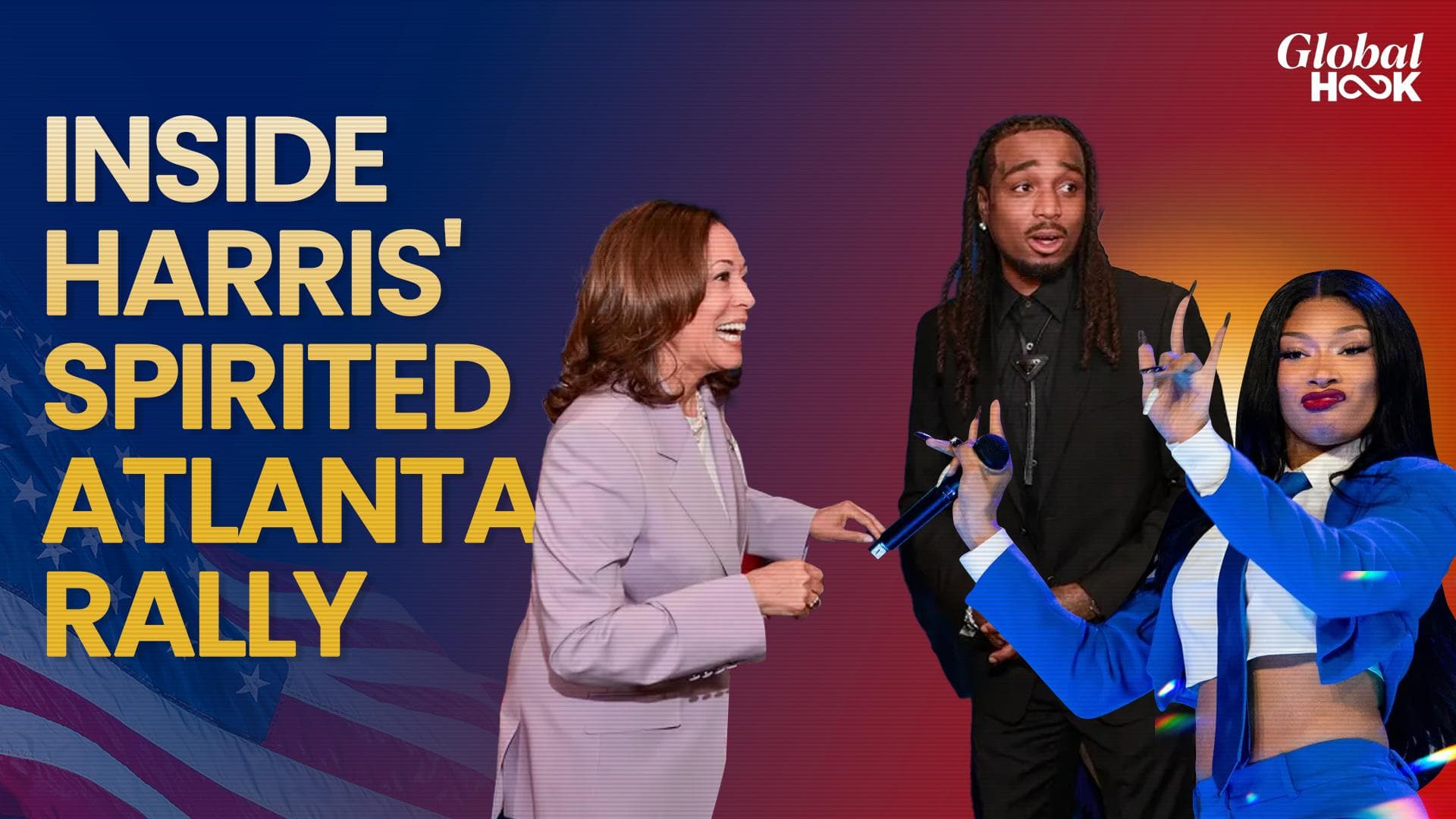 Megan Thee Stallion and Quavo back Kamala Harris at an Atlanta campaign rally | watch 