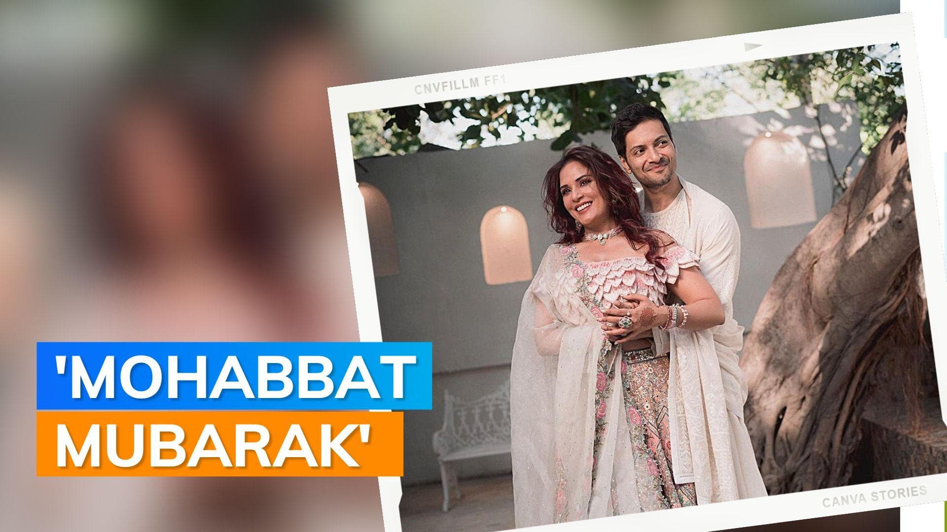 Richa Chadha and Ali Fazal's wedding functions underway; first pics out