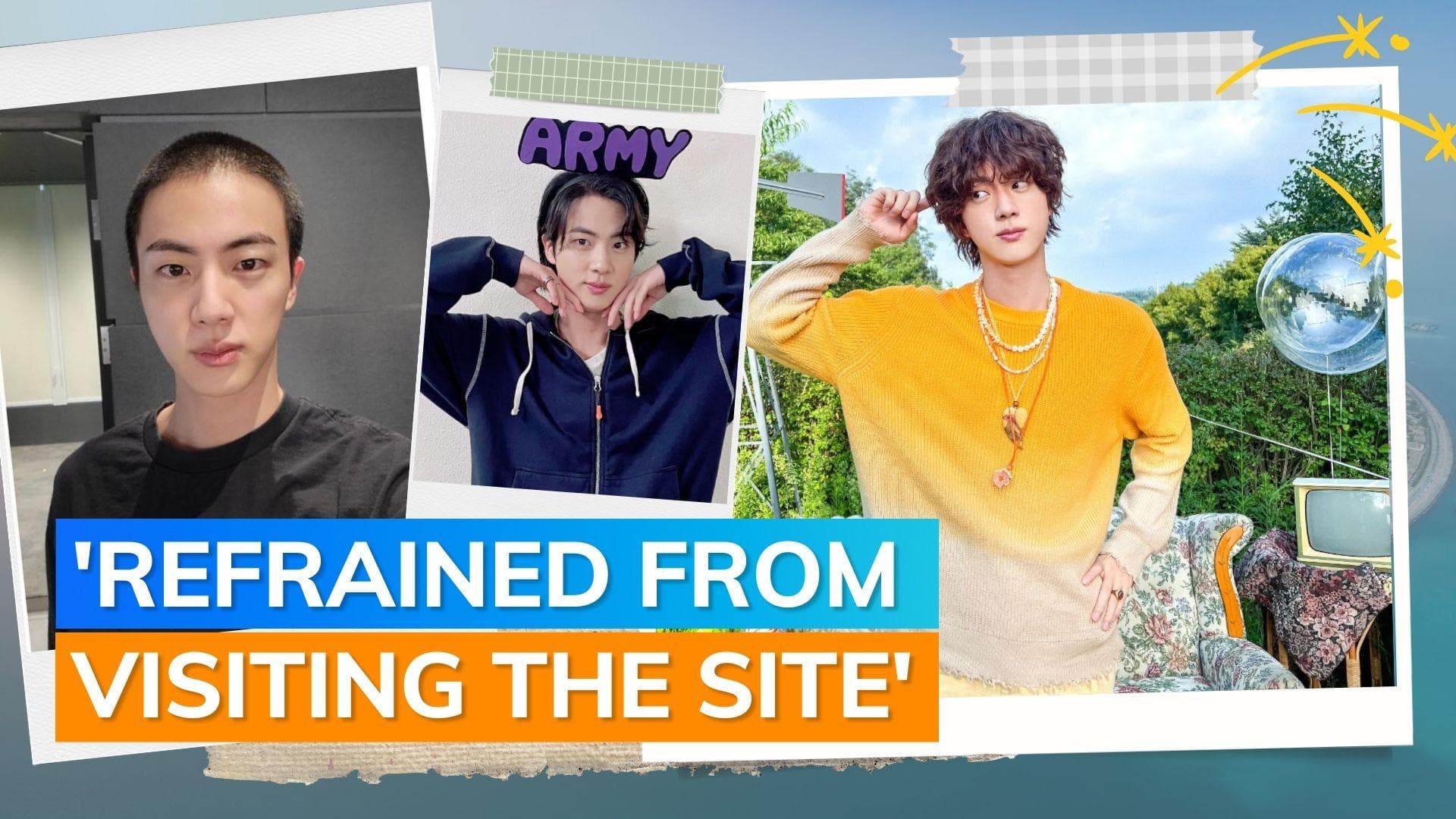 Jin to enter recruit training centre grounds for military enlistment without greeting BTS ARMY 