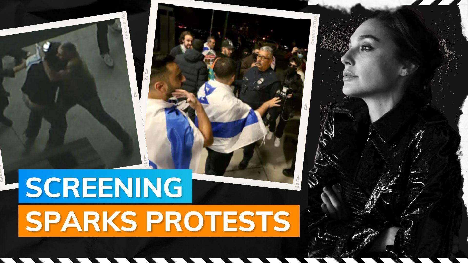 Fight erupts outside Gal Gadot’s Hamas attack film screening 