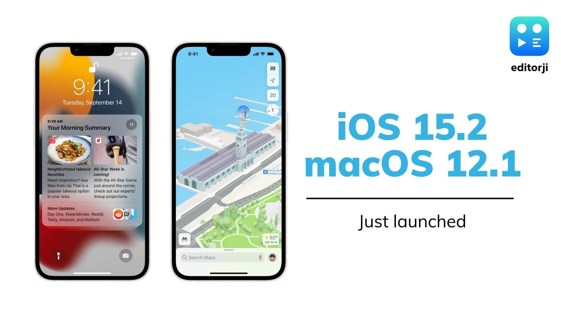iOS 15.2, iPadOS 15.2 updates add App Privacy Report, macOS Monterey 12.1 adds SharePlay
