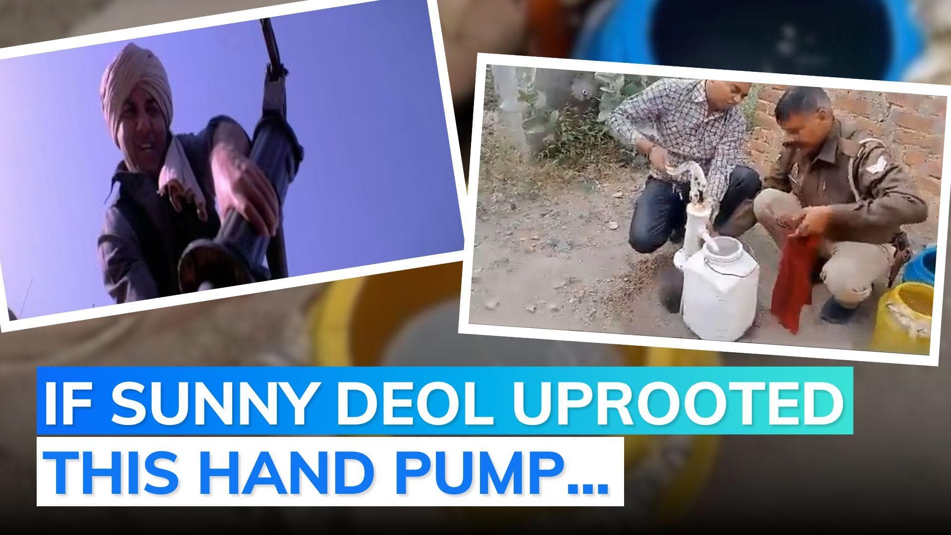 Police find unique hand pump in Jhansi, instead of water it pours...