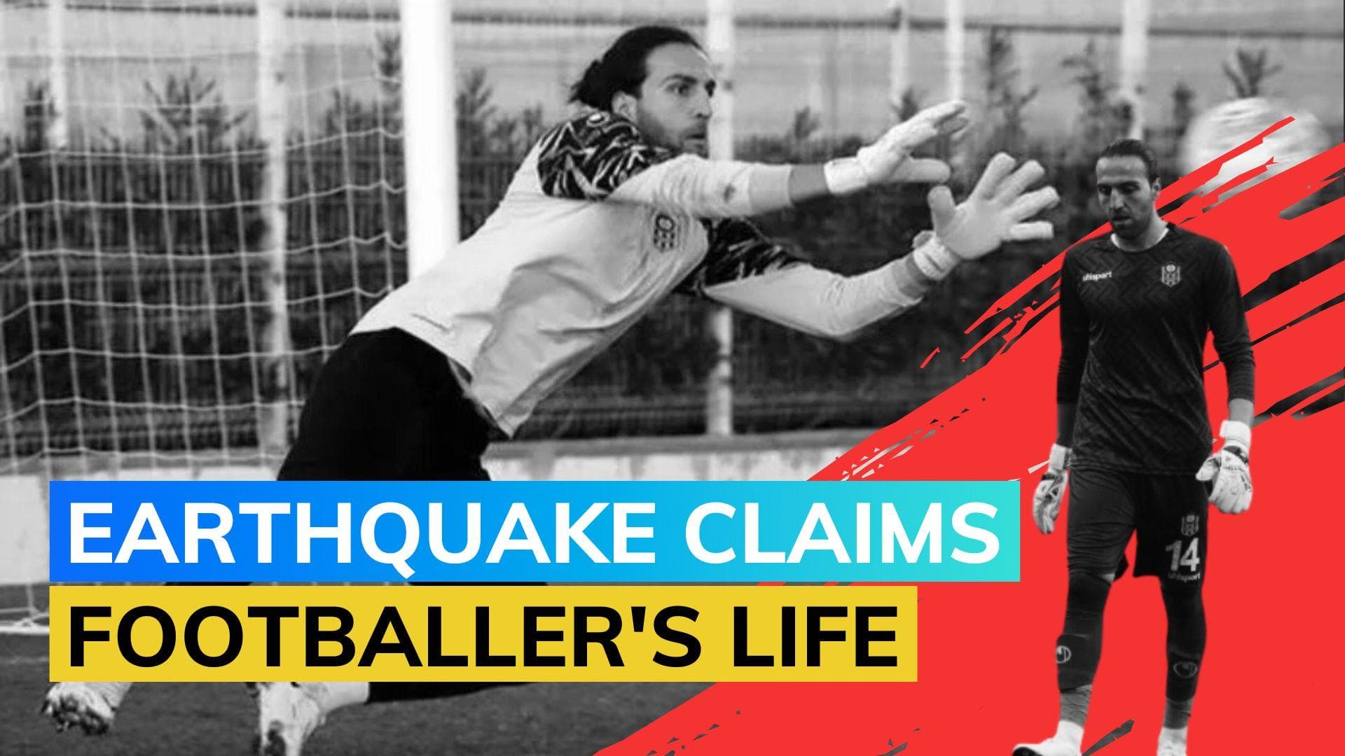 Turkey earthquake: Football club Yeni Malatyaspor confirm goalkeeper Ahmet Eyup Turkaslan's death