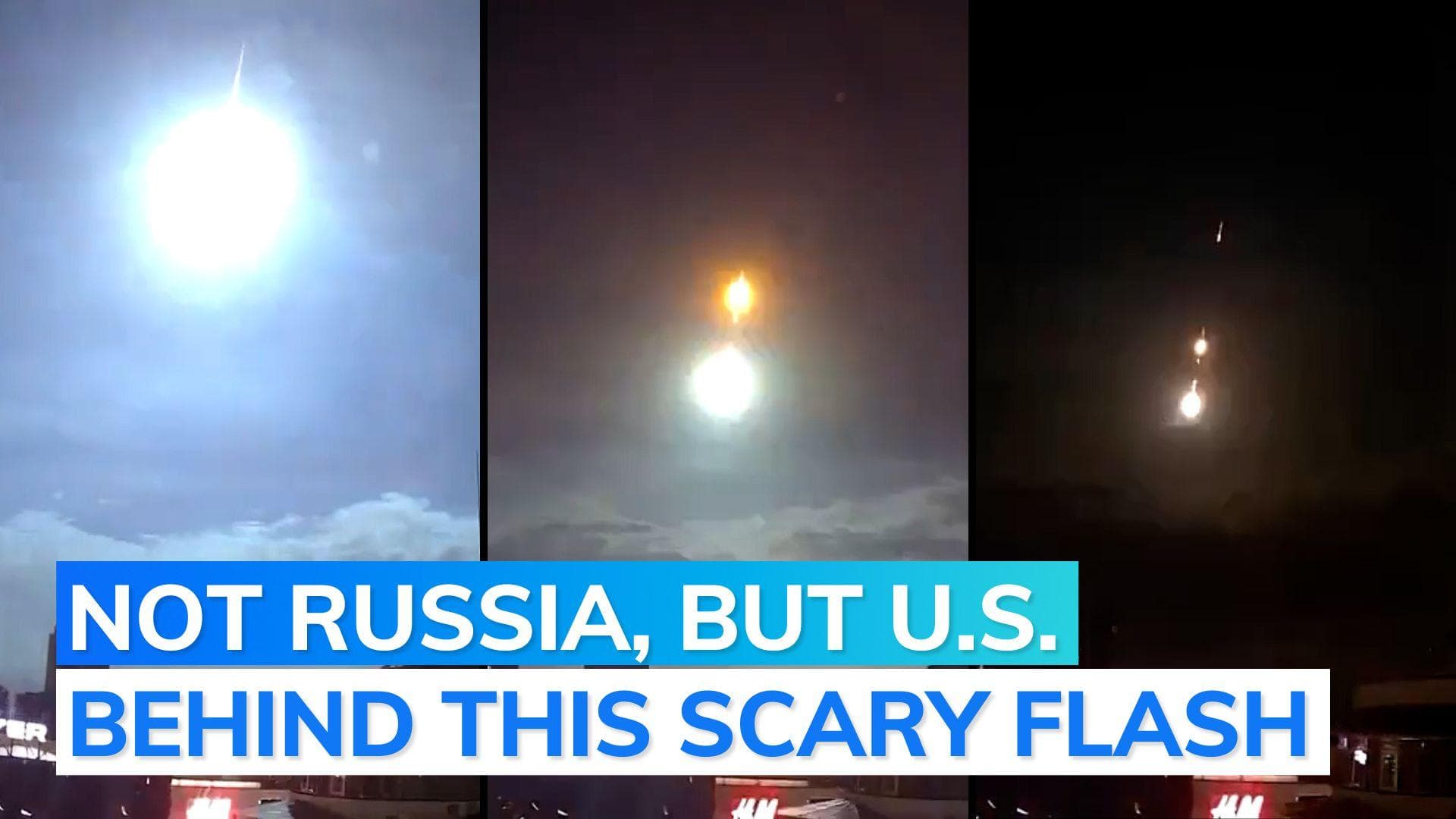 Ukraine: strange flash in sky causes alarm in Kyiv. It turns out to be...