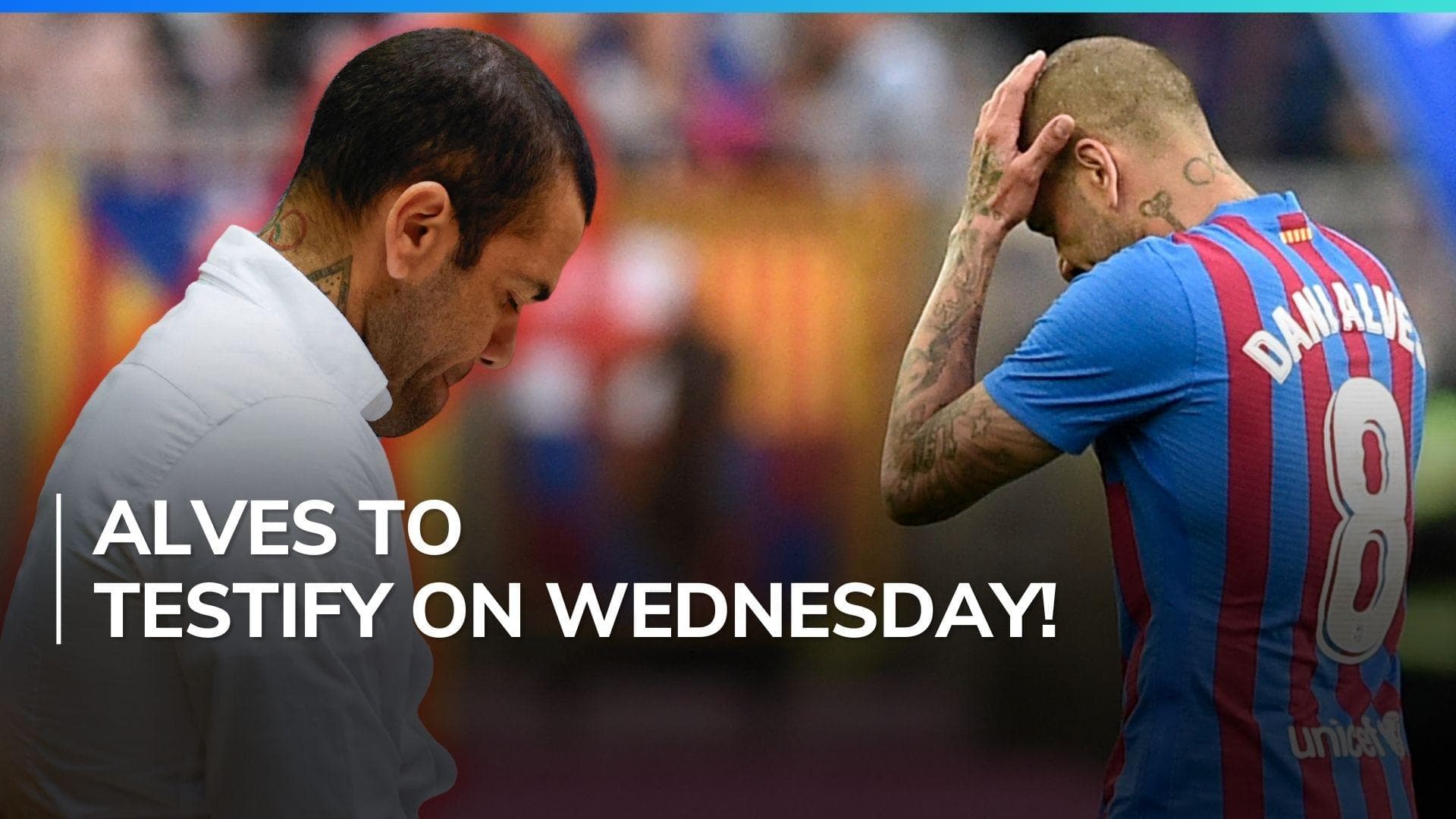 Dani Alves faces day two of sexual assault trial in Barcelona. Police say accuser wants ''justice''