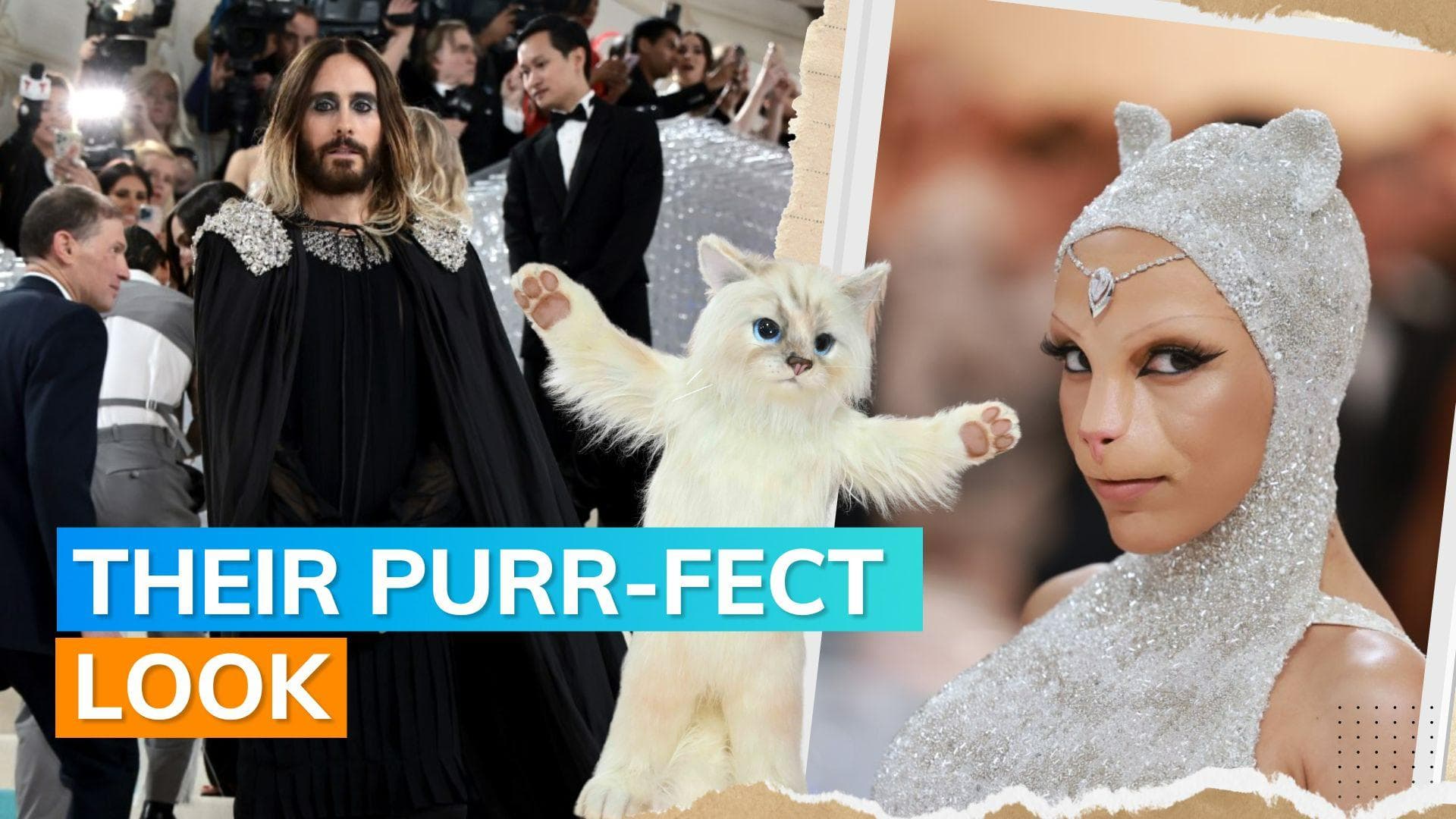 Met Gala 2023: Jared Leto and Doja Cat pay tribute to Karl Lagerfeld's cat Choupette on red carpet