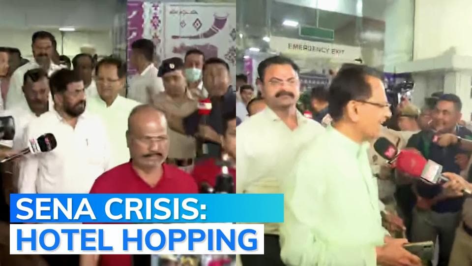 Maha crisis: Sena MLAs leave Surat hotel, taken to Guwahati