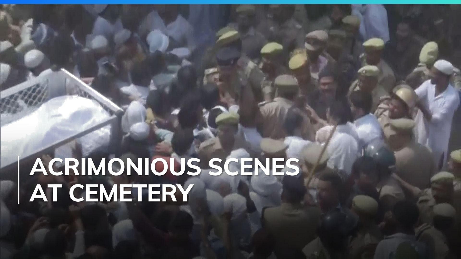 Mukhtar Ansari's funeral: Ghazipur DM, MP Afzal Ansari argue over who can enter burial ground