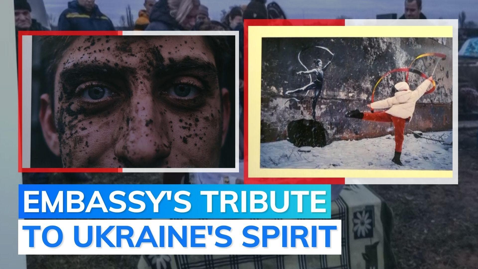 One year of Ukraine war: embassy in Delhi holds photo exhibition