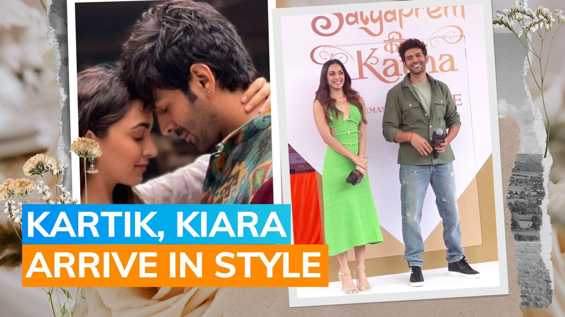 ‘Satyaprem Ki Katha’: Kiara Advani and Kartik Aaryan are all heart as they attend screening; watch