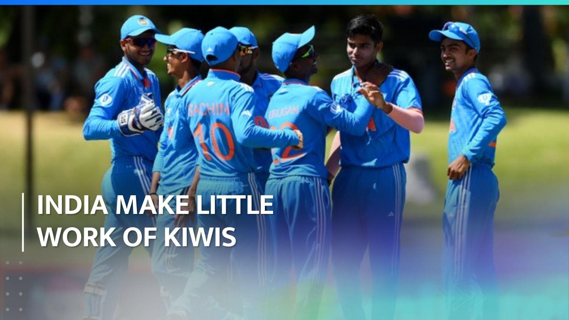 ICC U-19 World Cup: Musheer excels again as India pummel New Zealand by 214 runs	