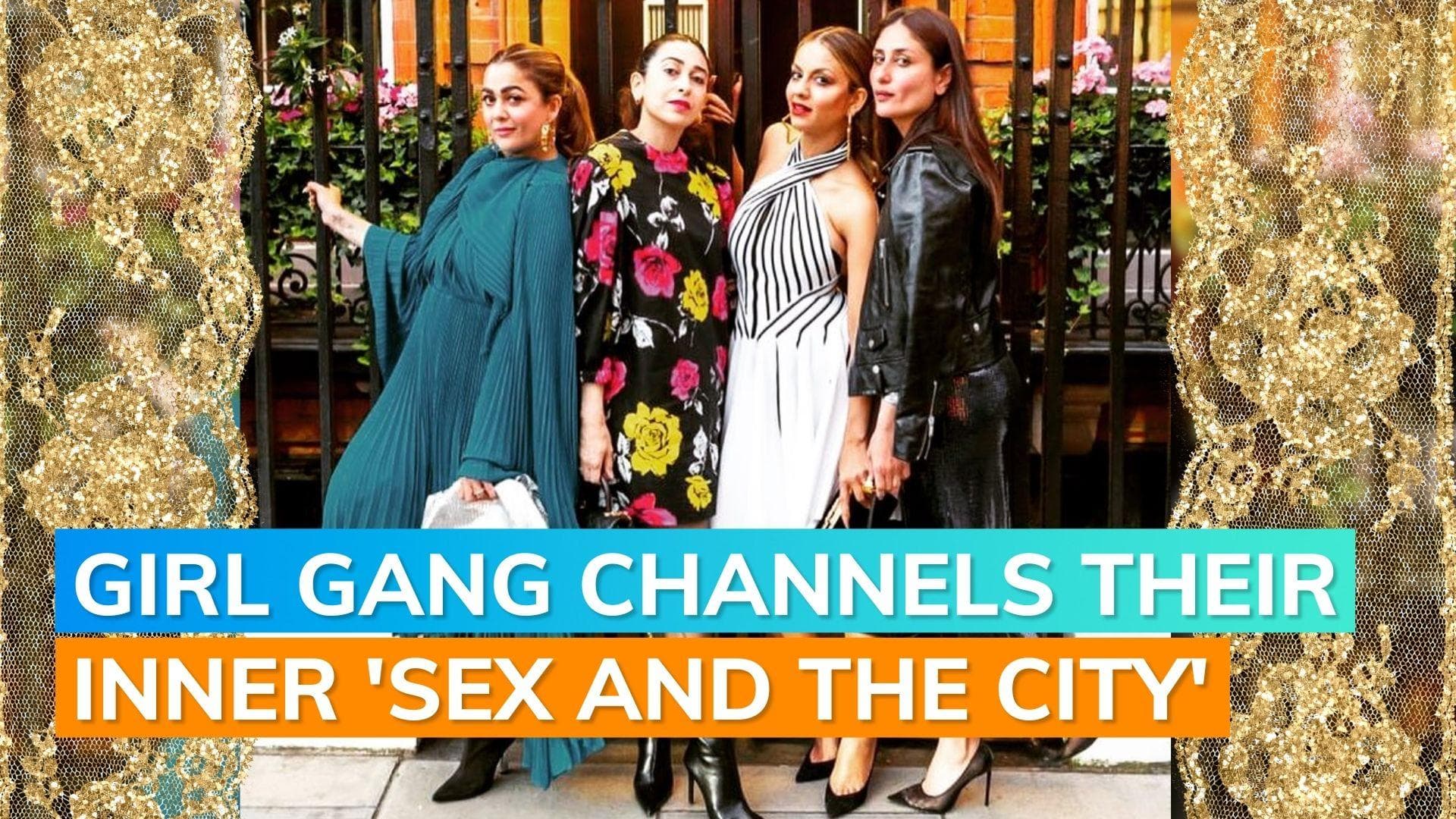 Kareena Kapoor Khan, Karisma Kapoor, Amrita Arora and Natasha Poonawalla's stylish London outing