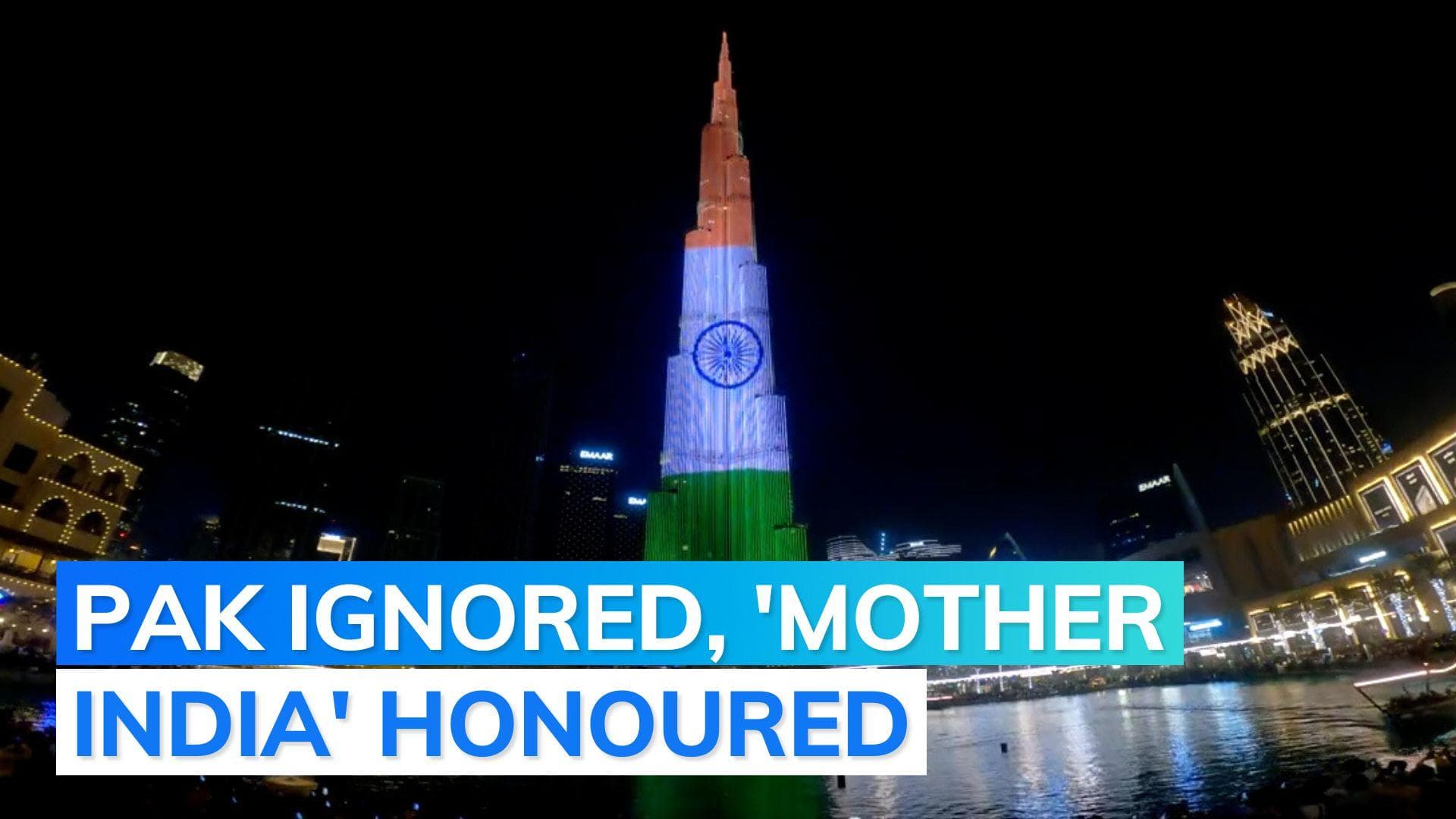 After snubbing Pakistan, Burj Khalifa honours India on 77th Independence Day