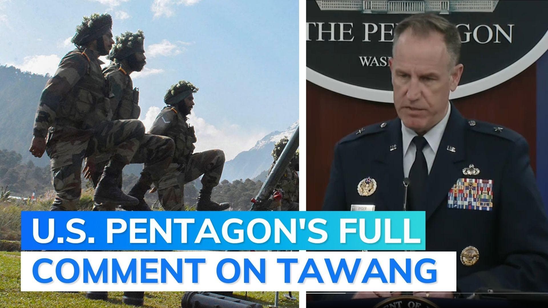 Watch: US Defense Department promises full support to India, criticises China for Tawang clash