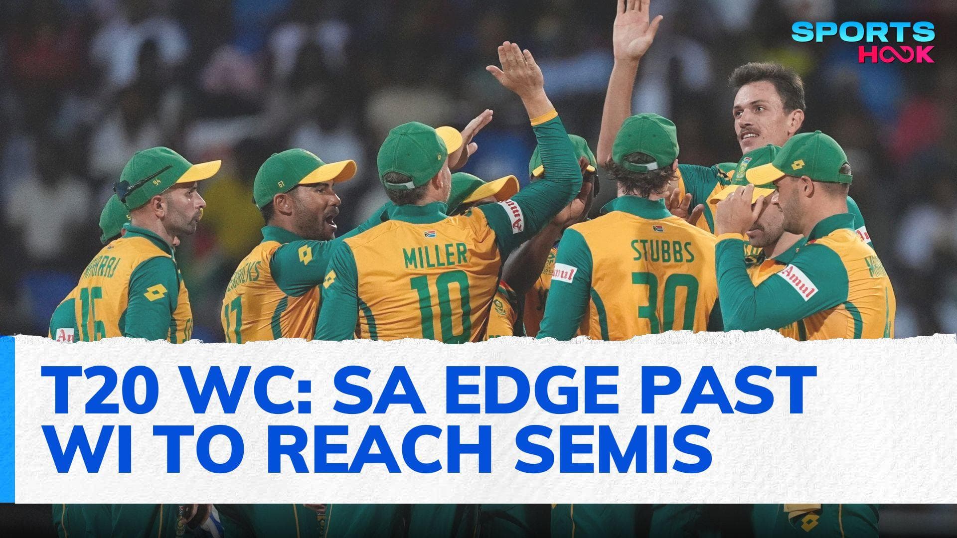 T20 World Cup highlights: South Africa qualify for semifinals, beat West Indies by 3 wickets