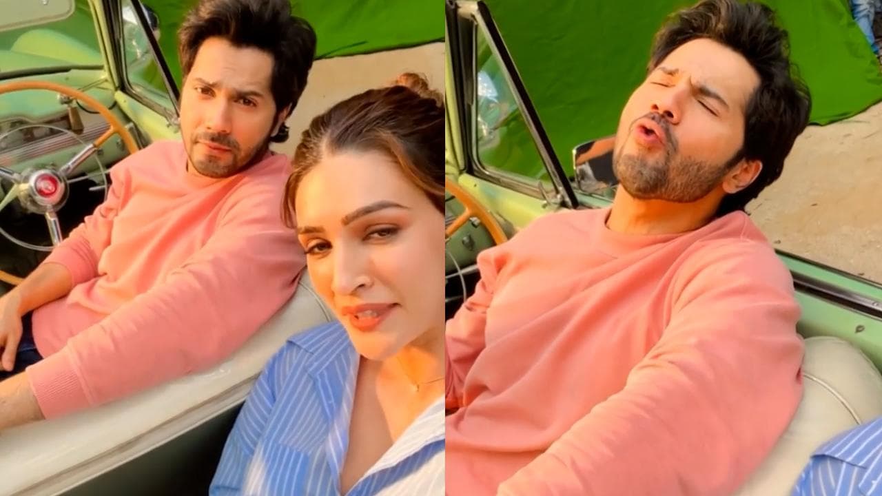 फिल्म ‘भेड़िया' की शूटिंग कर रहे हैं Varun Dhawan और Kriti Sanon, लेटस्ट वीडियो हुआ वायरल