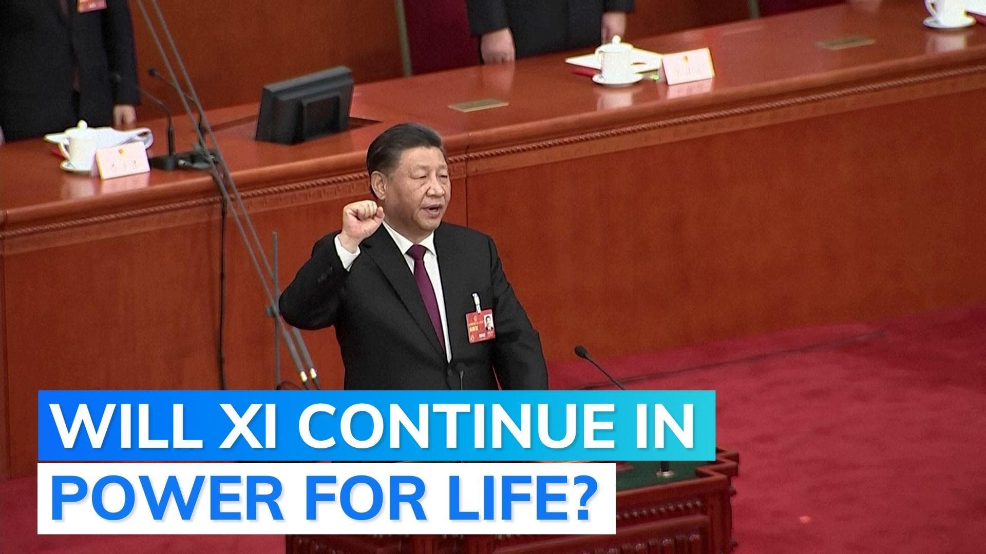 China's Xi Jinping re-elected as President for historic 3rd term by Chinese Parliament 