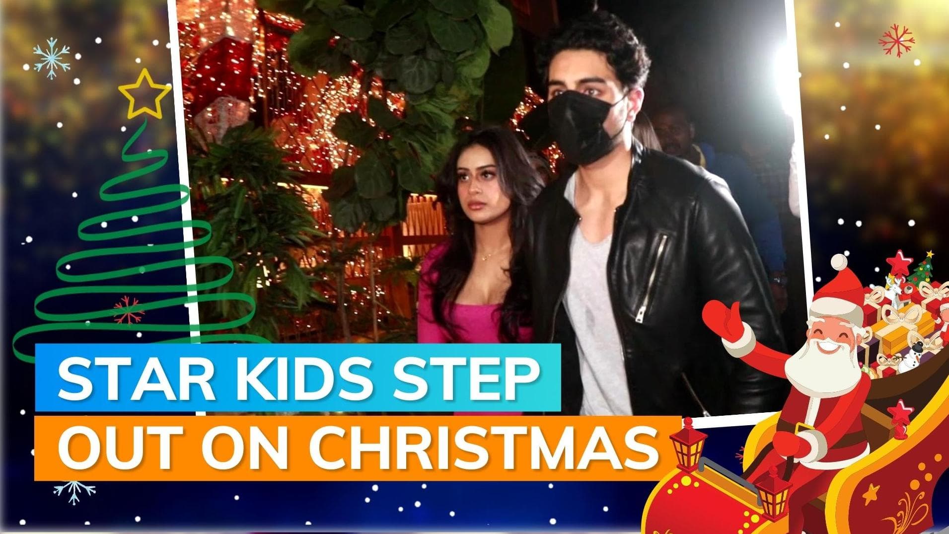 Nysa Devgan parties with Ibrahim Ali Khan, Mahikaa Rampal on Christmas in Mumbai
